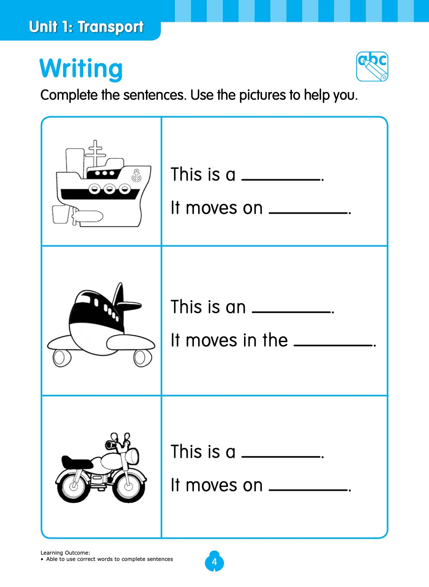 Rainbow English Activity Book Kindergarten 2A