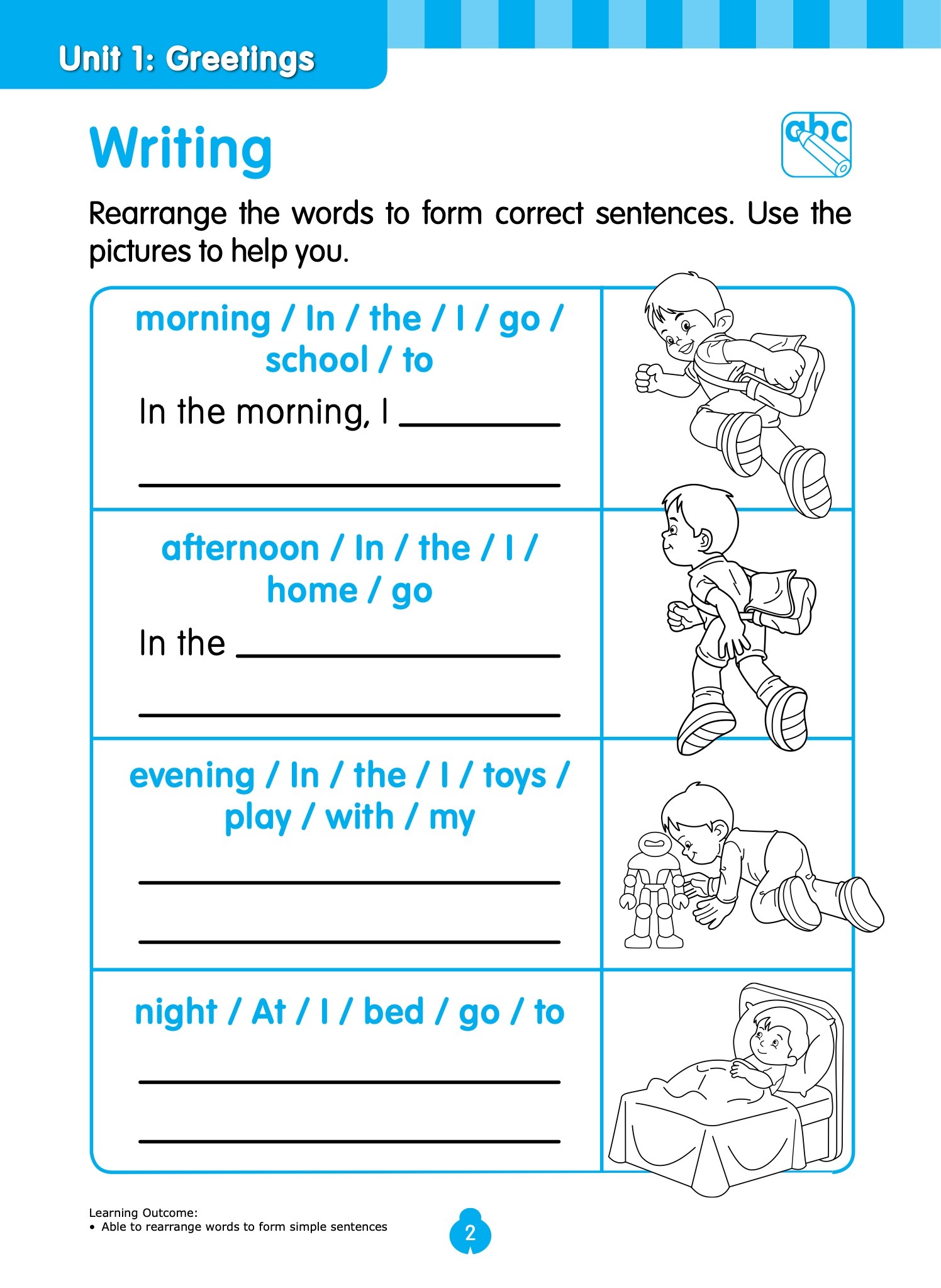 Rainbow English Activity Book Kindergarten 2B