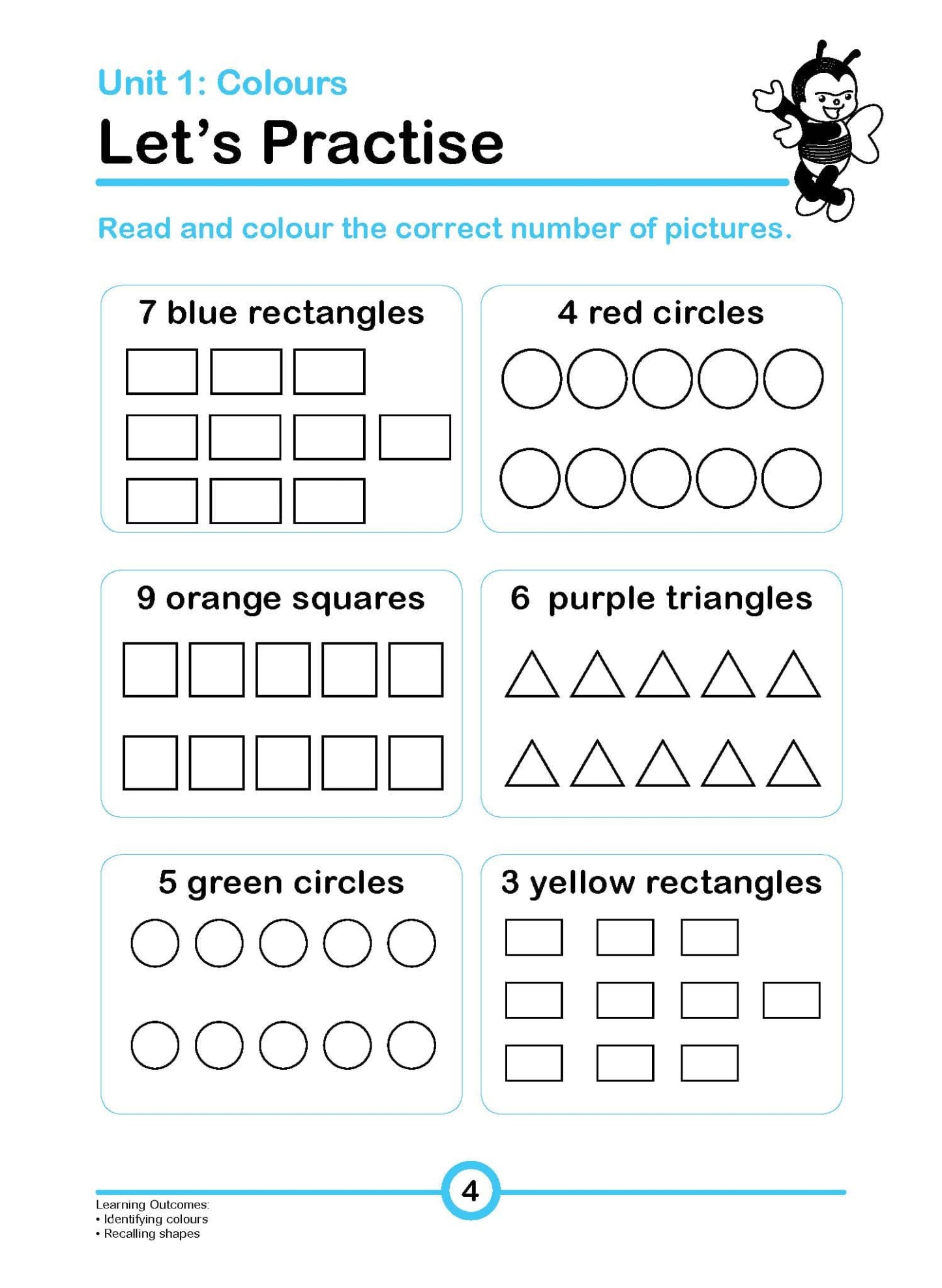 Rainbow Maths Activity Book Kindergarten 1B