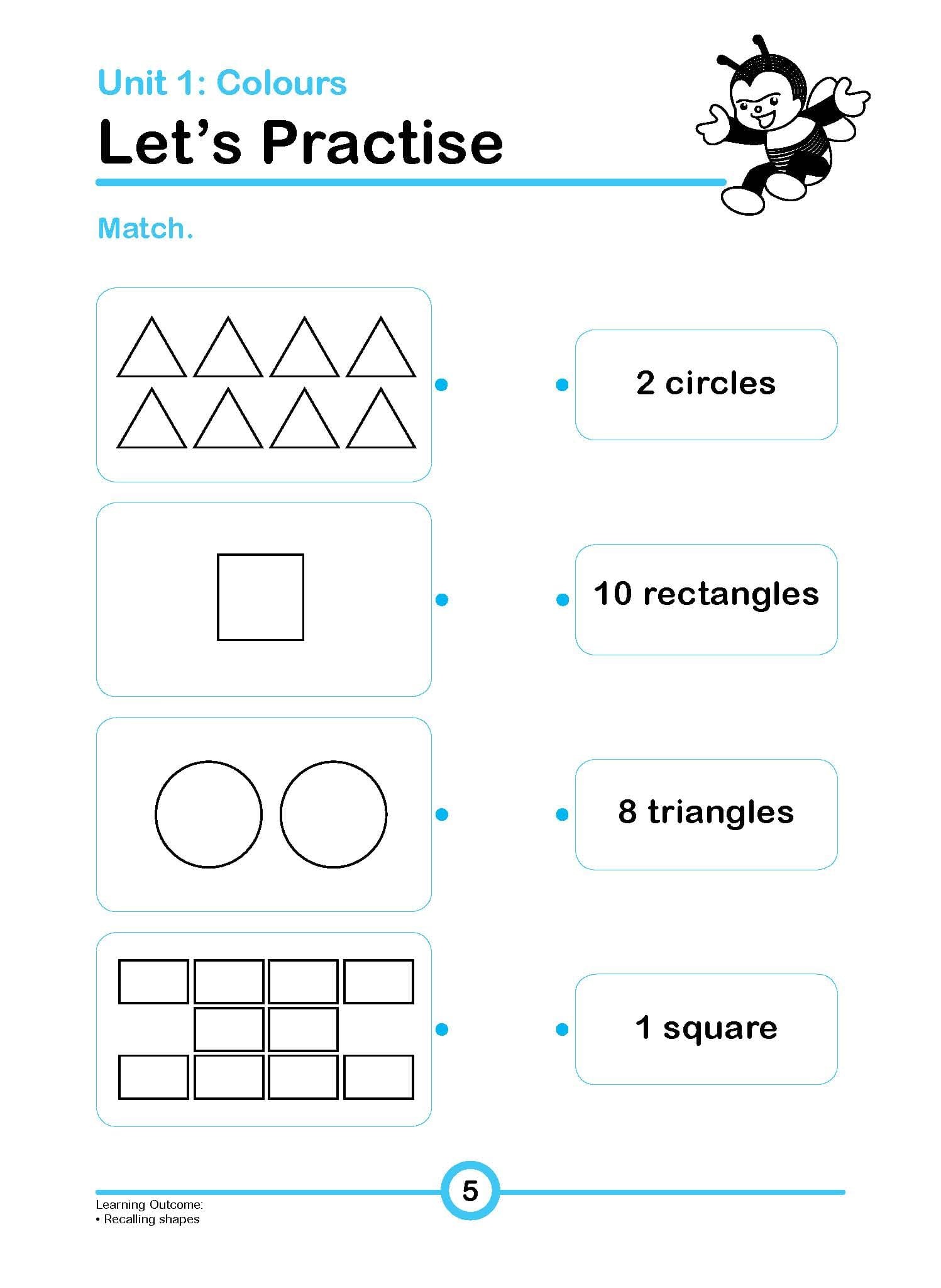 Rainbow Maths Activity Book Kindergarten 1B