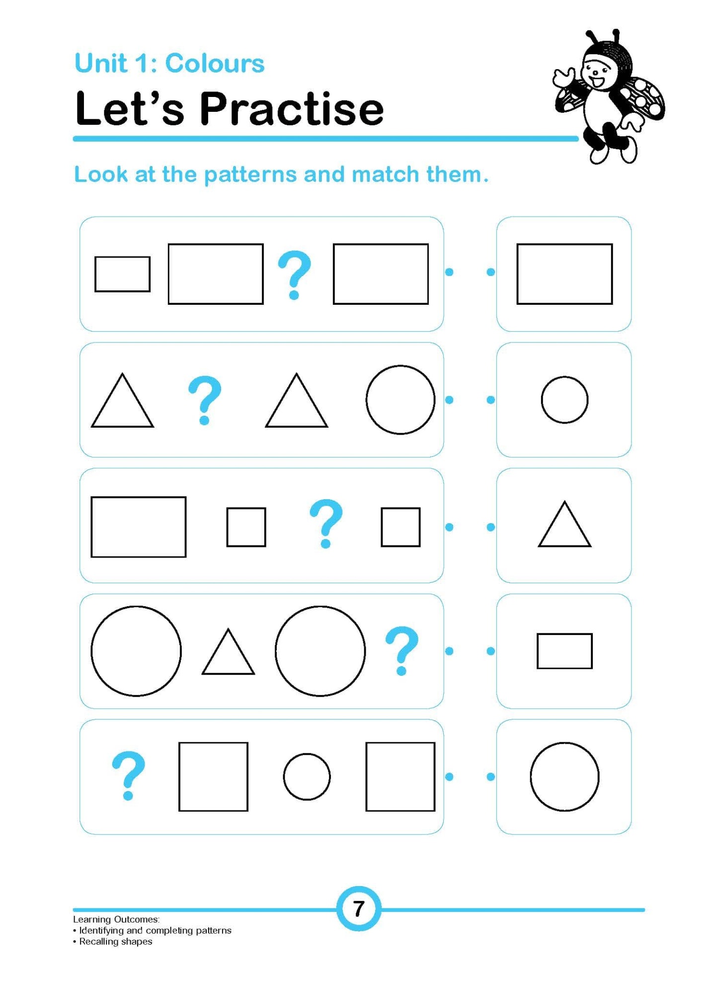 Rainbow Maths Activity Book Kindergarten 1B