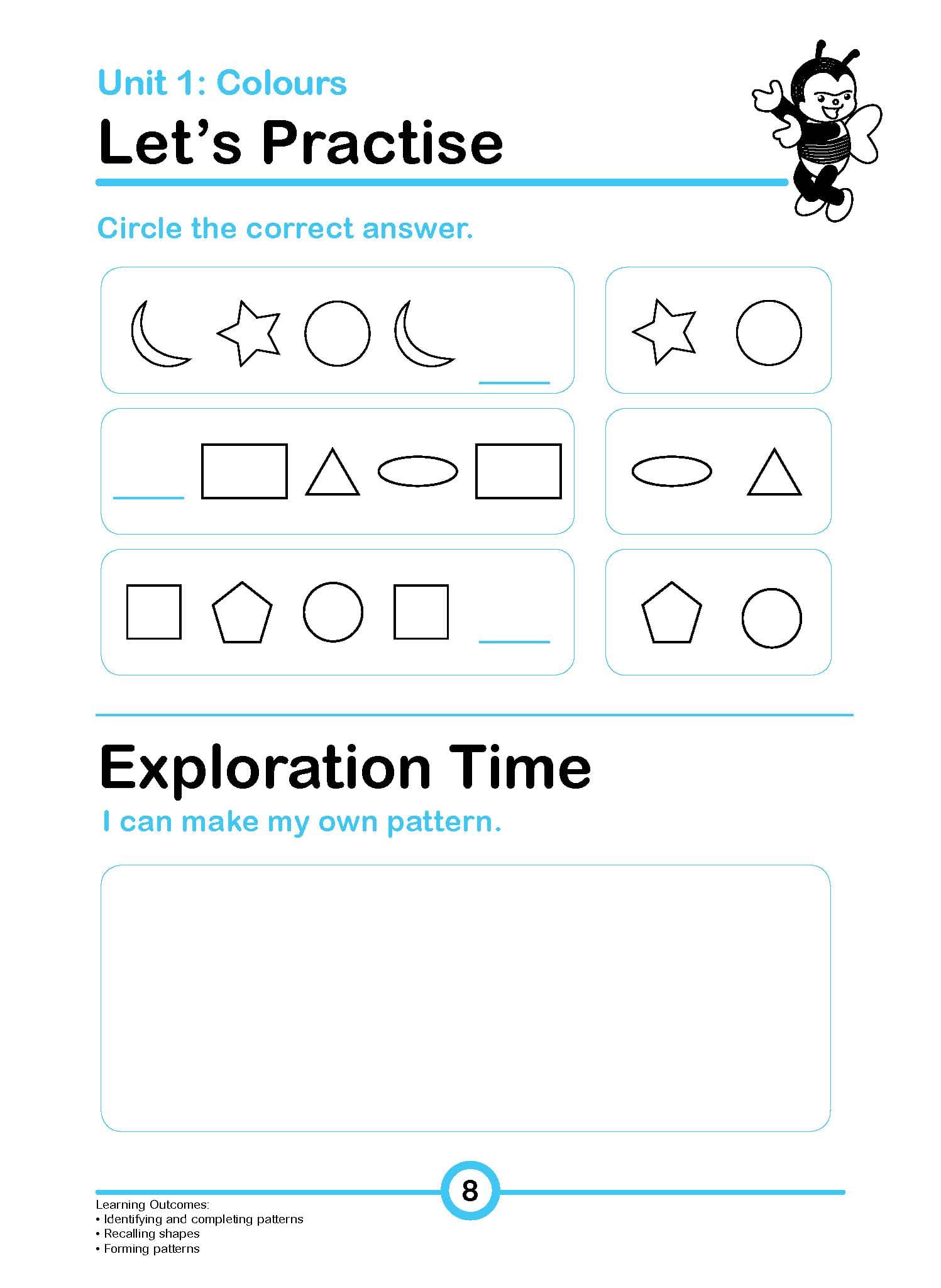 Rainbow Maths Activity Book Kindergarten 1B
