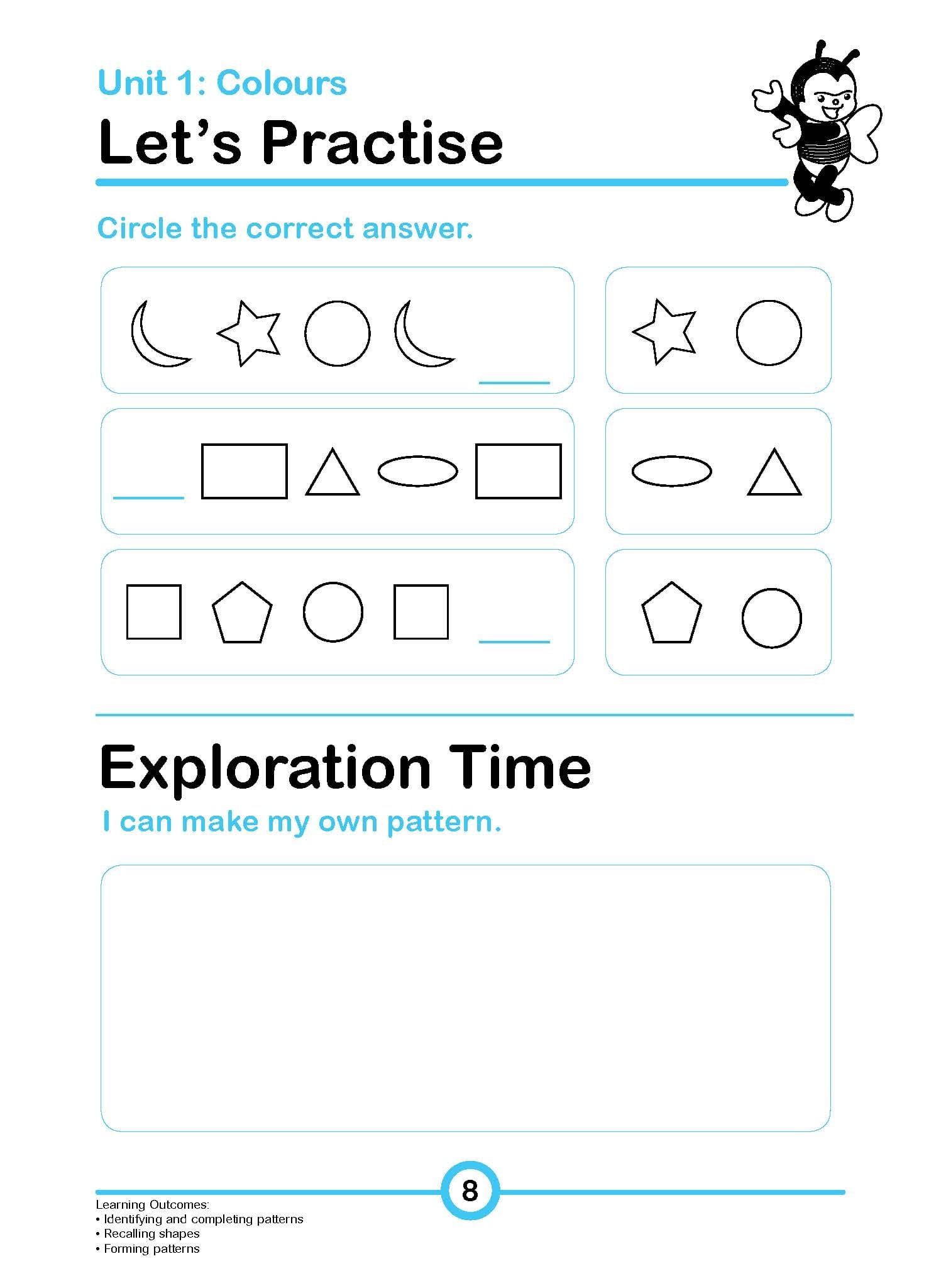 Rainbow Maths Activity Book Kindergarten 1B
