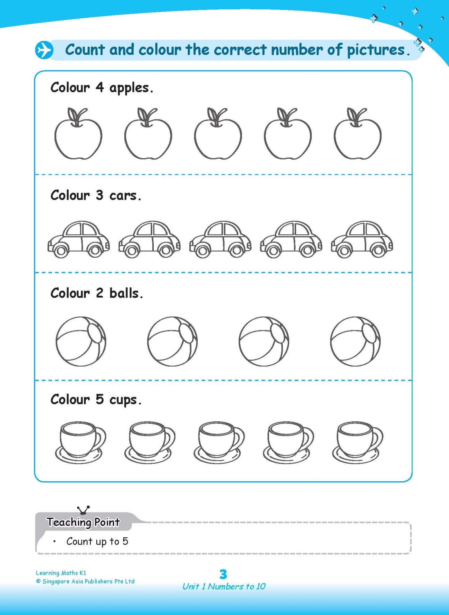 LEARNING MATHS Kindergarten 1