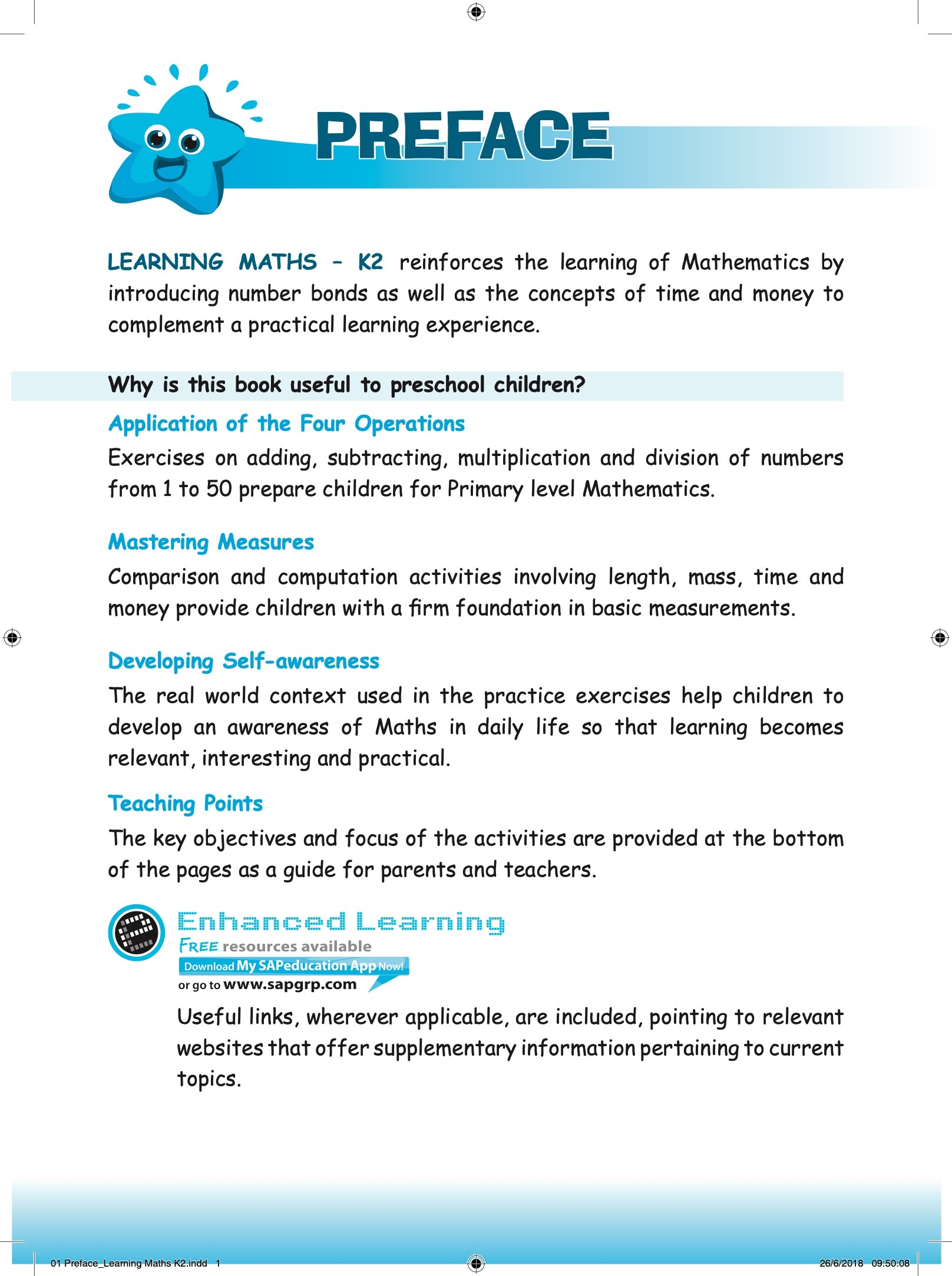 LEARNING MATHS Kindergarten 2