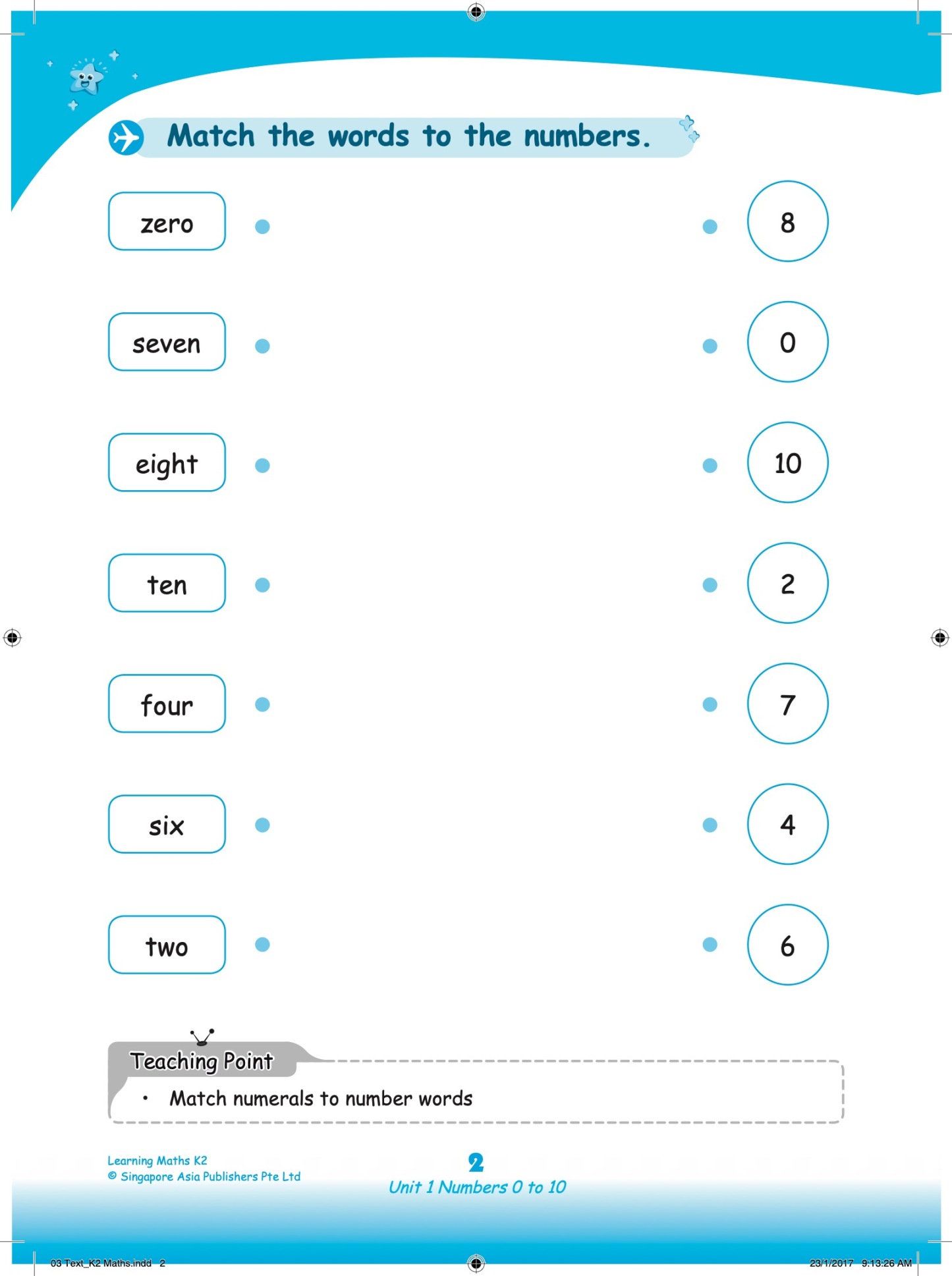 LEARNING MATHS Kindergarten 2