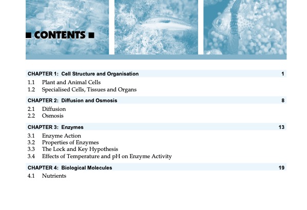 Quick Exam Notes N(A) Level SCIENCE (BIOLOGY)