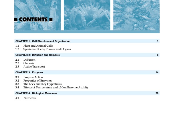 Quick Exam Notes BIOLOGY