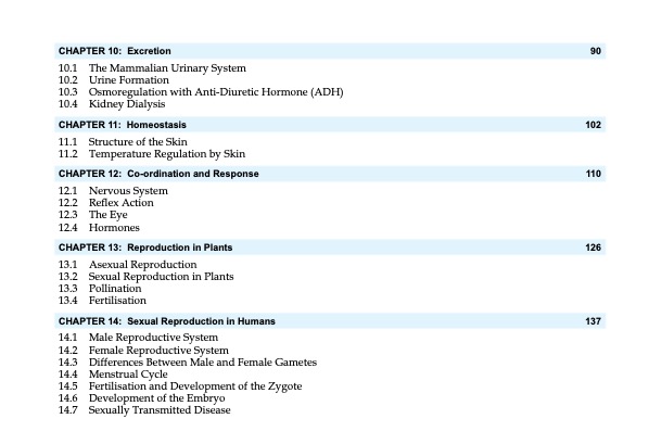 Quick Exam Notes BIOLOGY