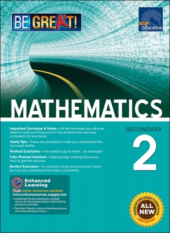 be GREAT at MATHEMATICS Secondary 2