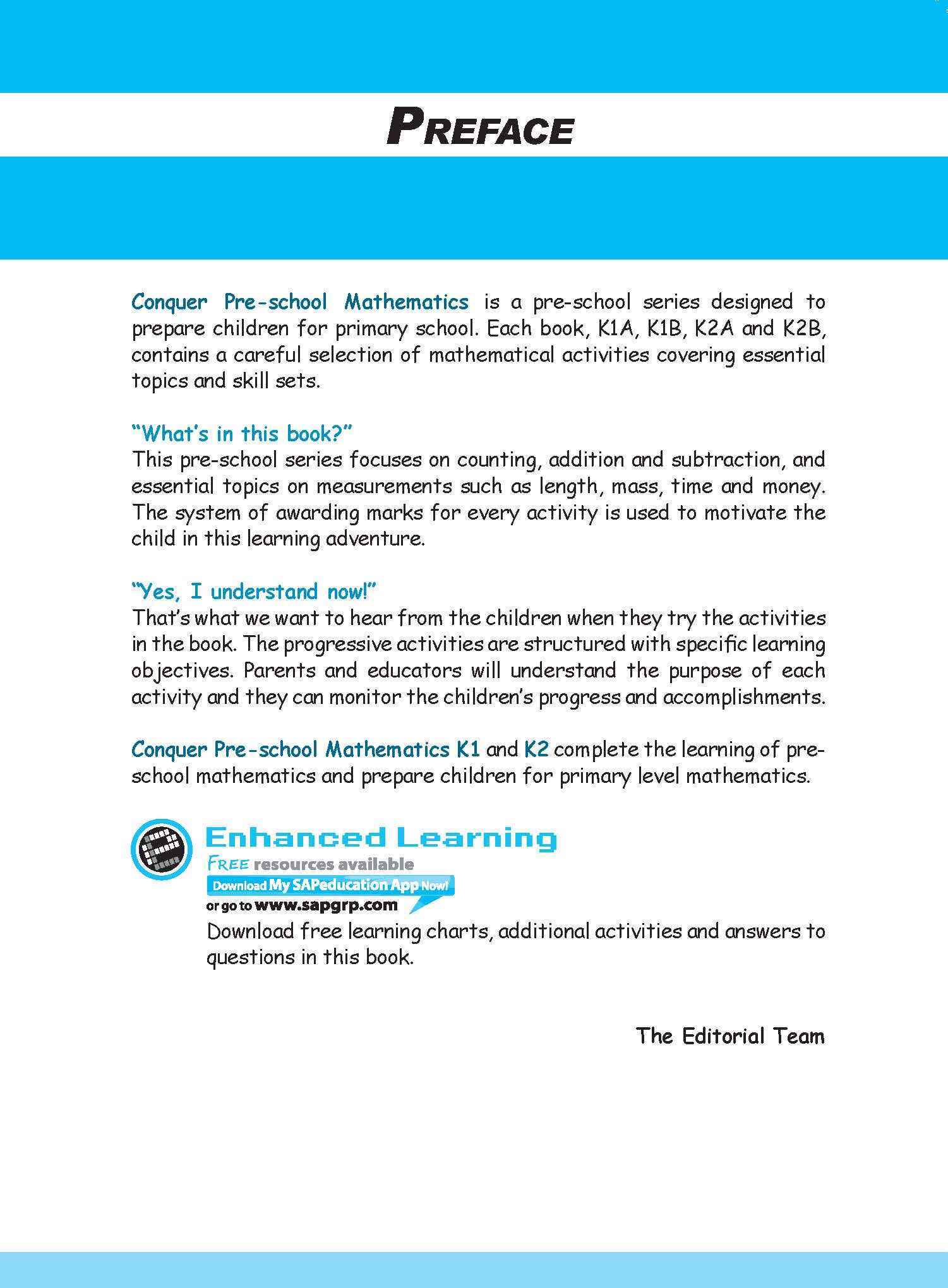 Conquer Pre-School Mathematics K1A