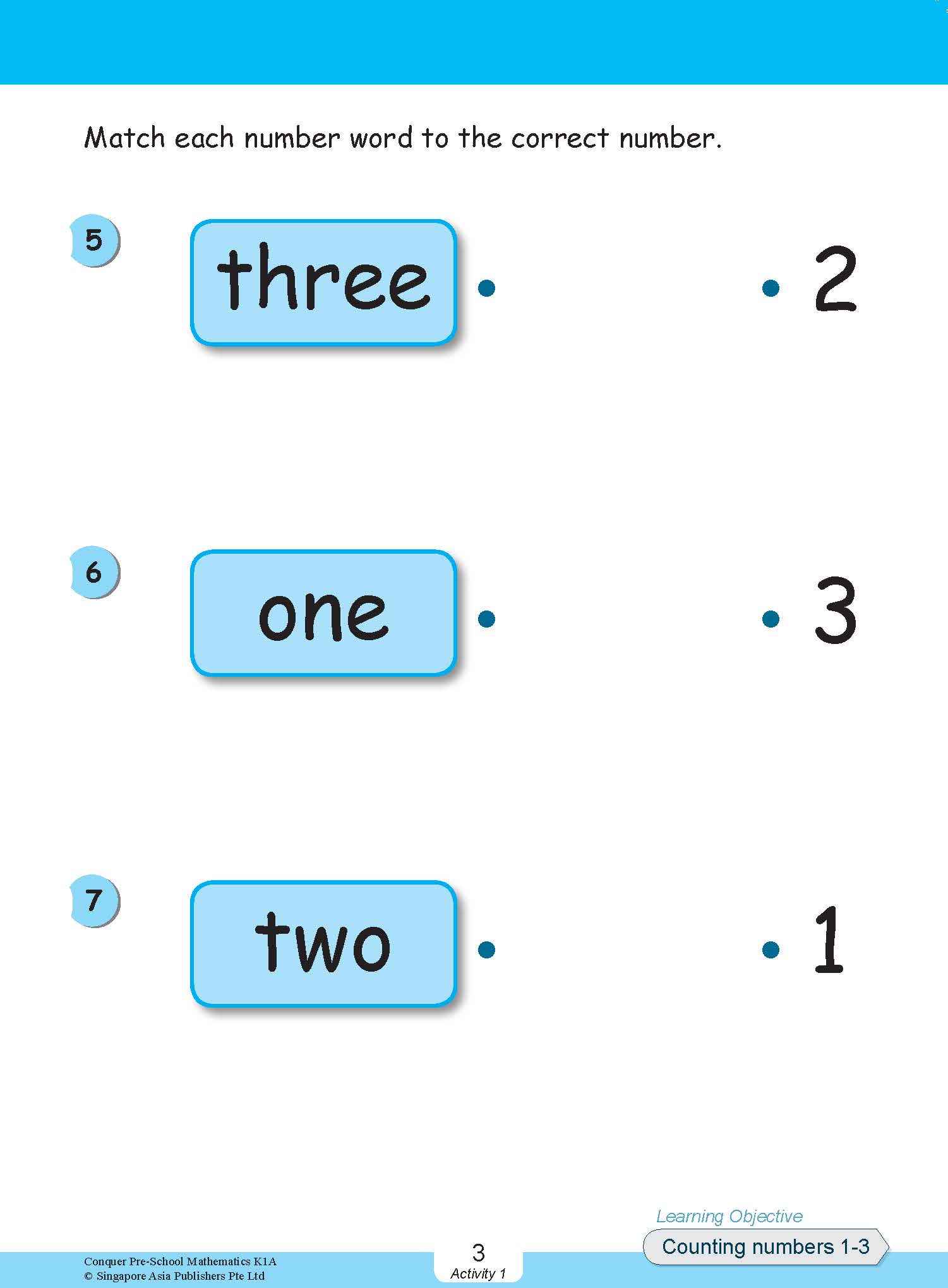Conquer Pre-School Mathematics K1A