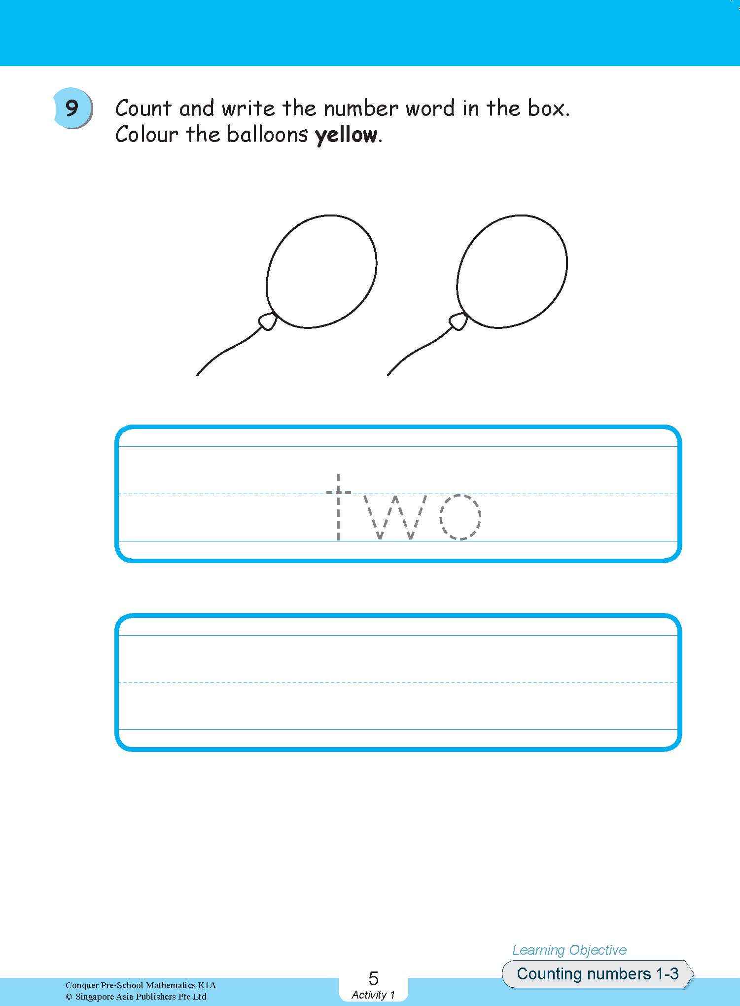 Conquer Pre-School Mathematics K1A