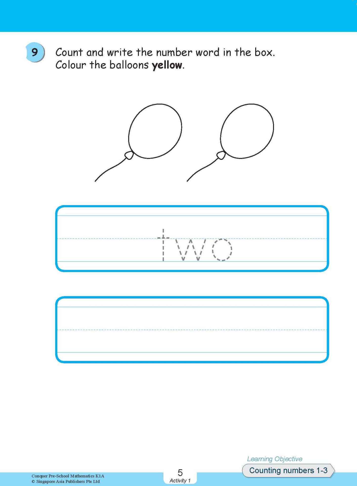 Conquer Pre-School Mathematics K1A