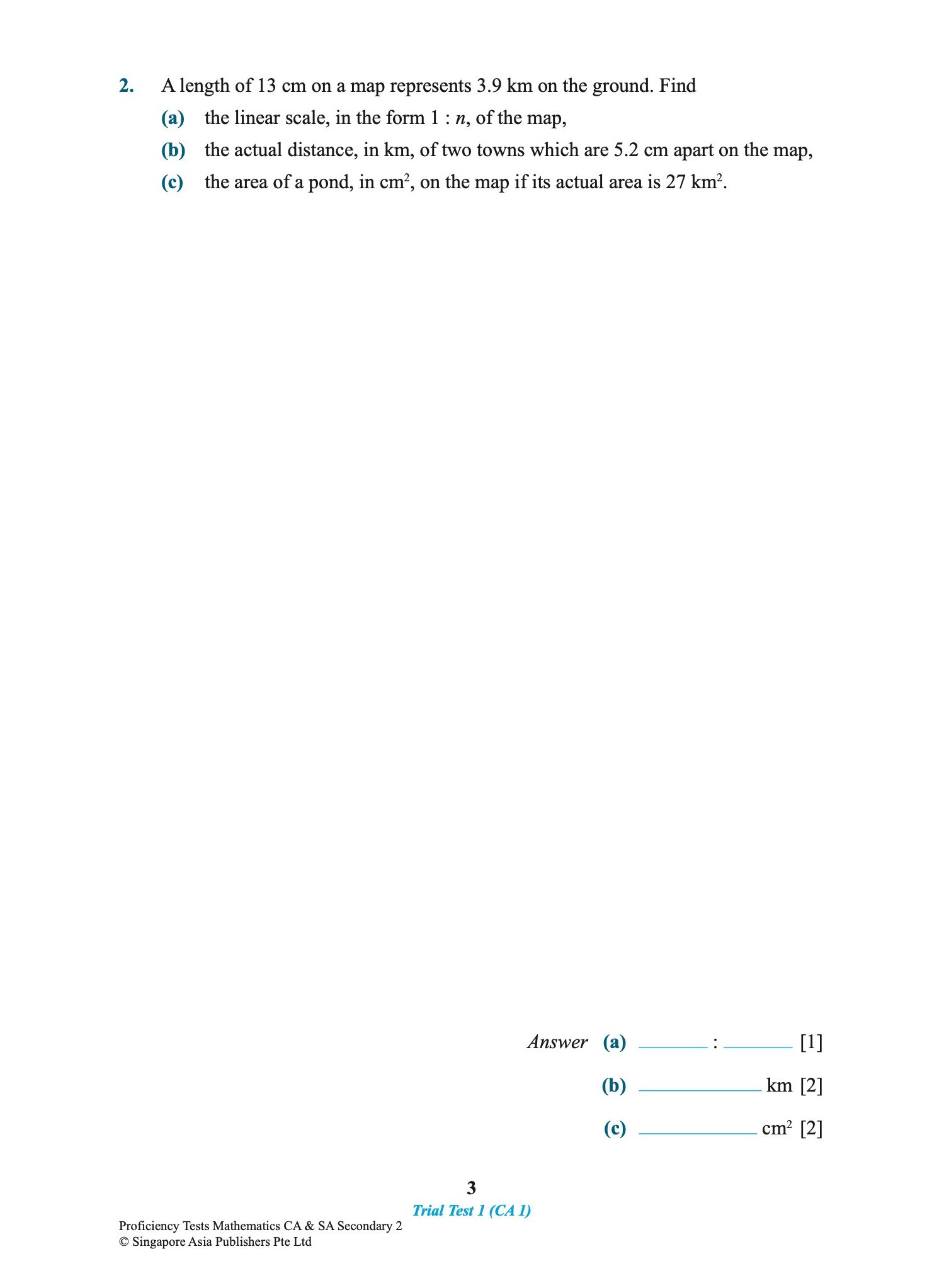 Proficiency Tests Mathematics Continual Assessment & Semestral Assessment Secondary 2
