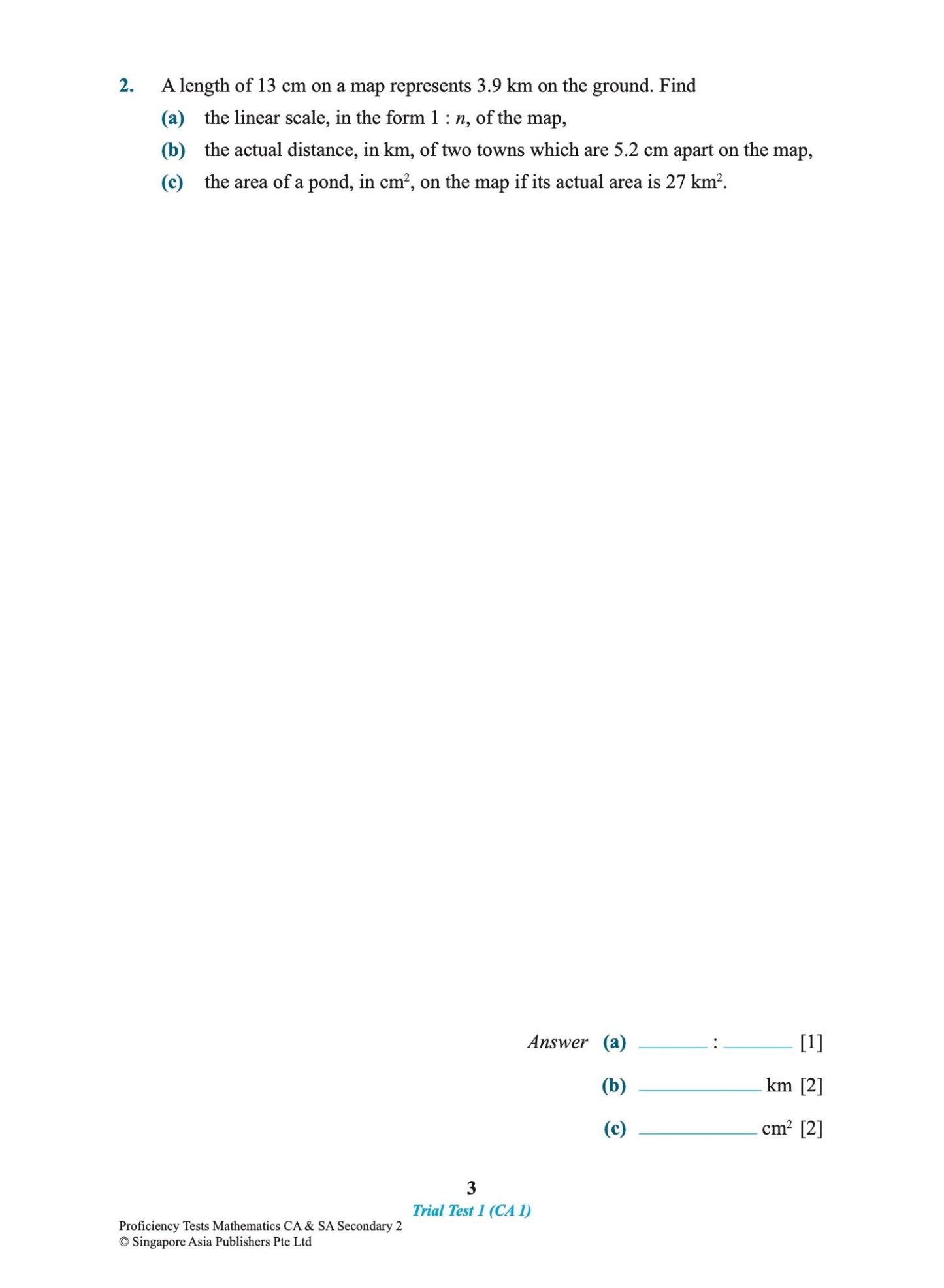 Proficiency Tests Mathematics Continual Assessment & Semestral Assessment Secondary 2
