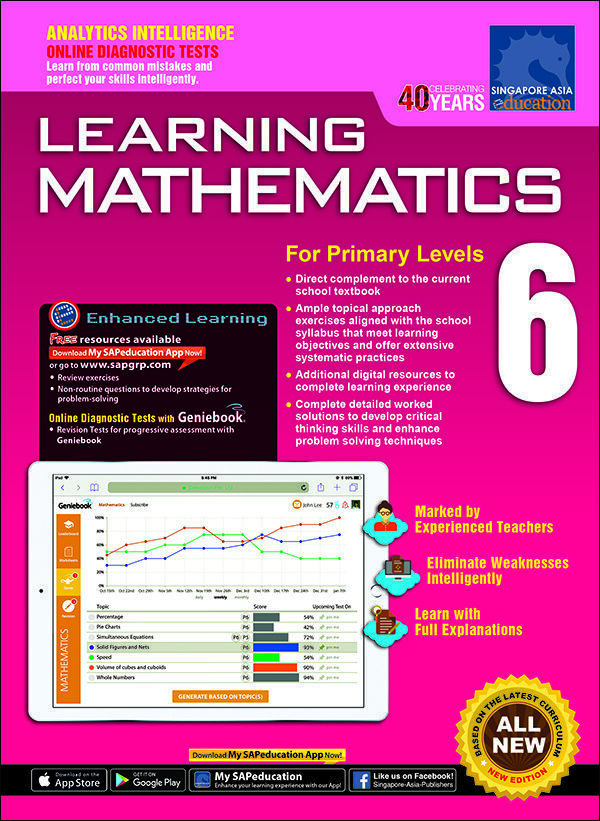 Learning Mathematics For Primary Levels 6 + Geniebook