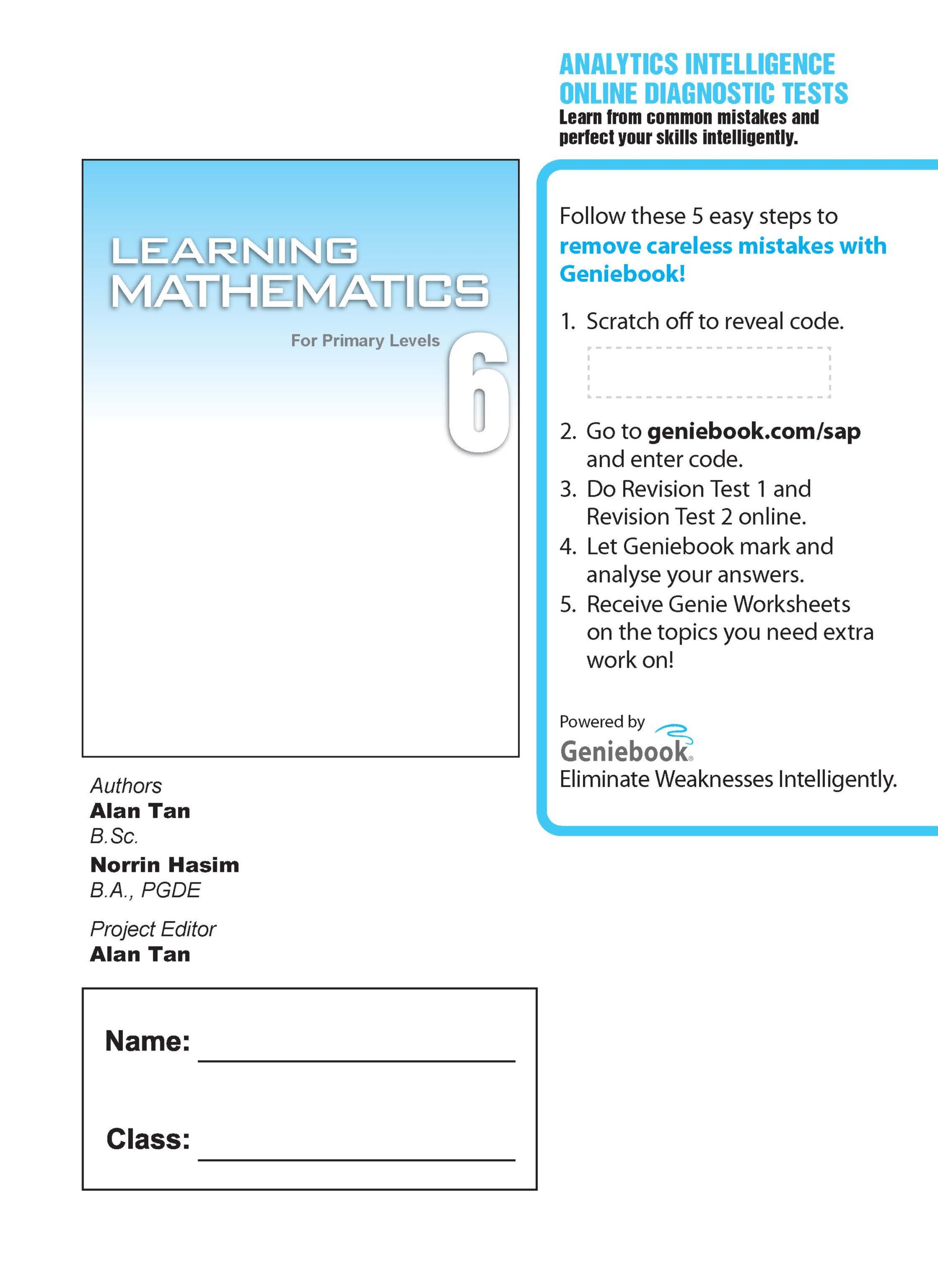 Learning Mathematics For Primary Levels 6 + Geniebook