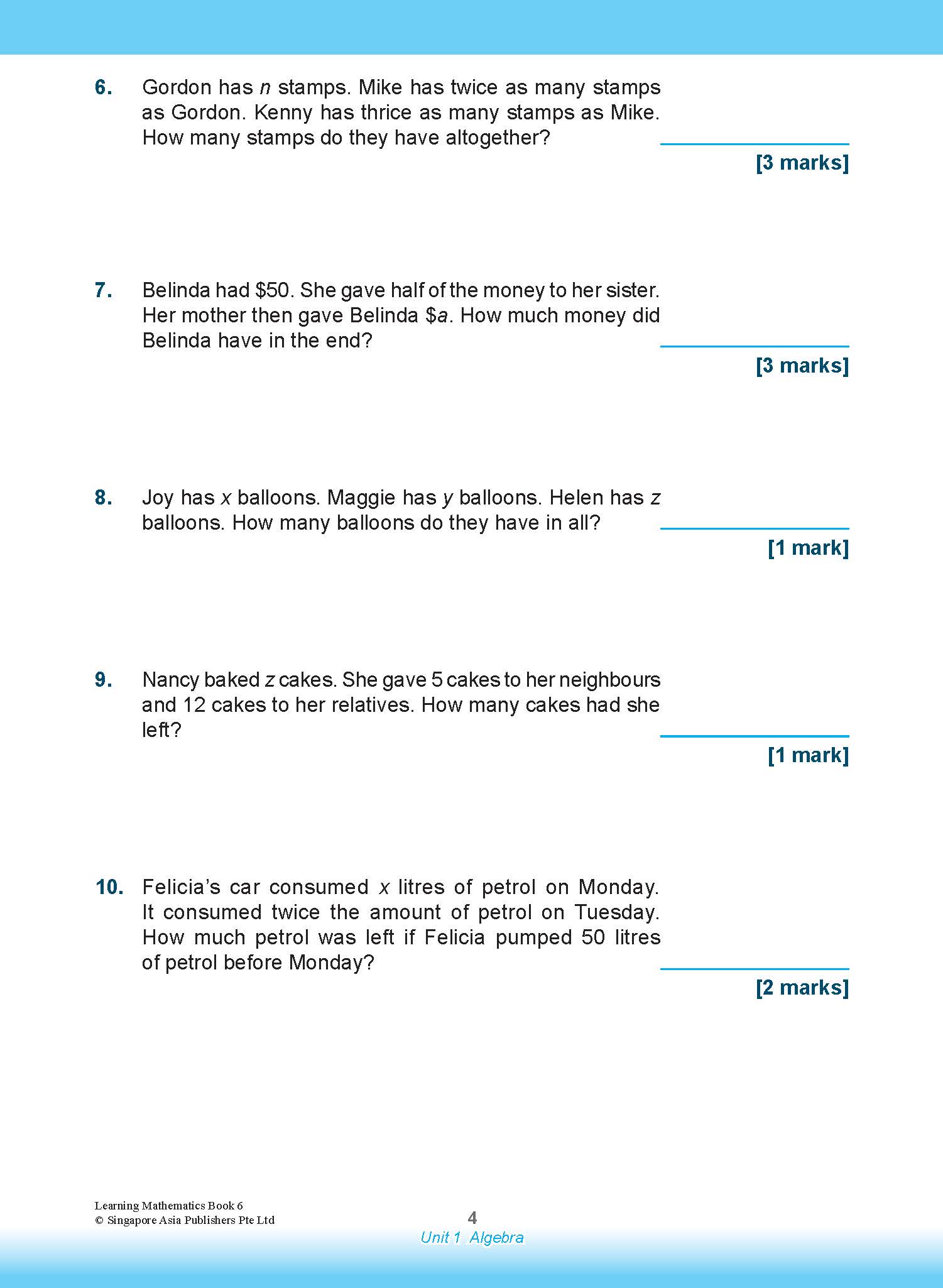Learning Mathematics For Primary Levels 6 + Geniebook