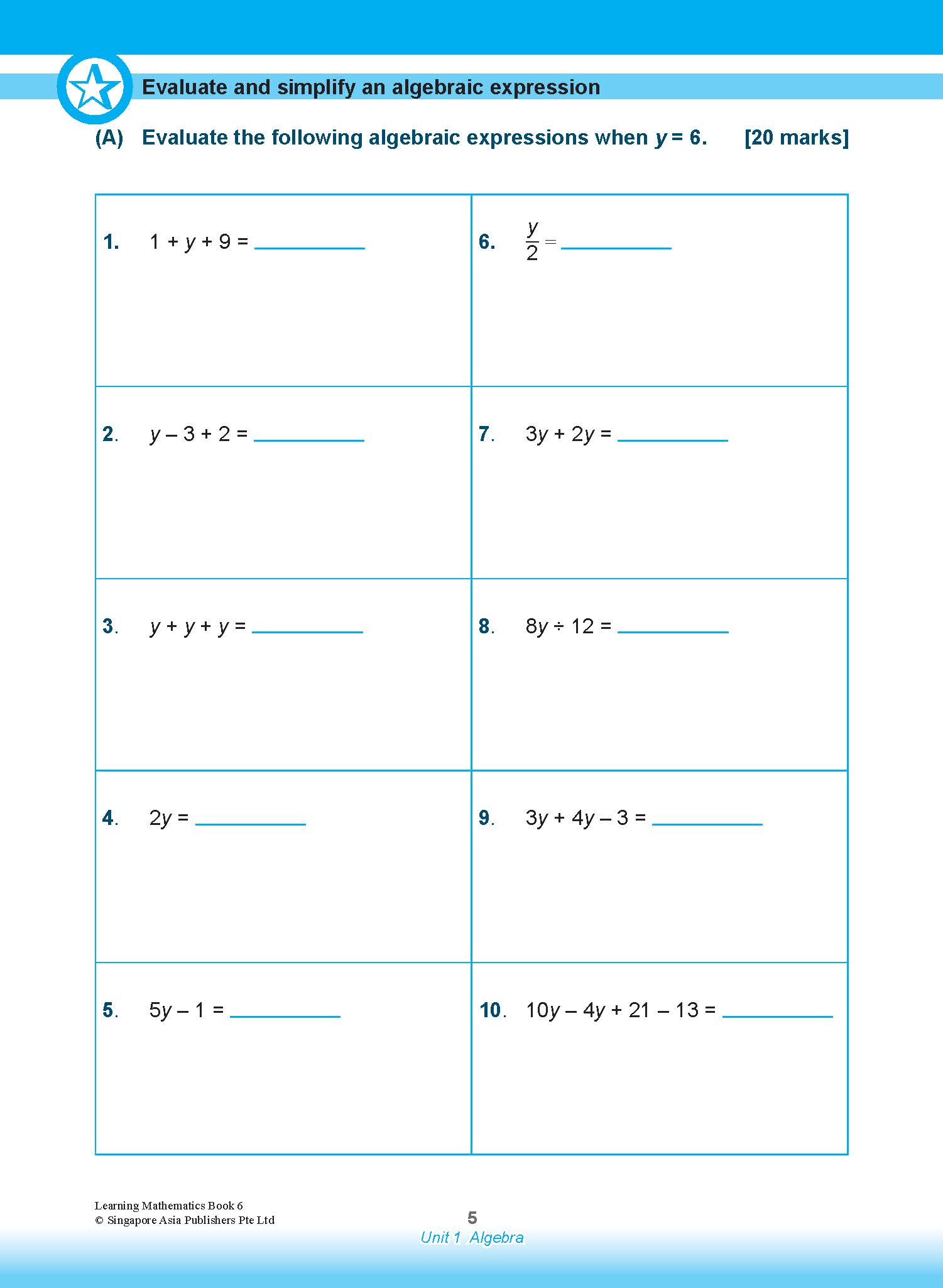 Learning Mathematics For Primary Levels 6 + Geniebook