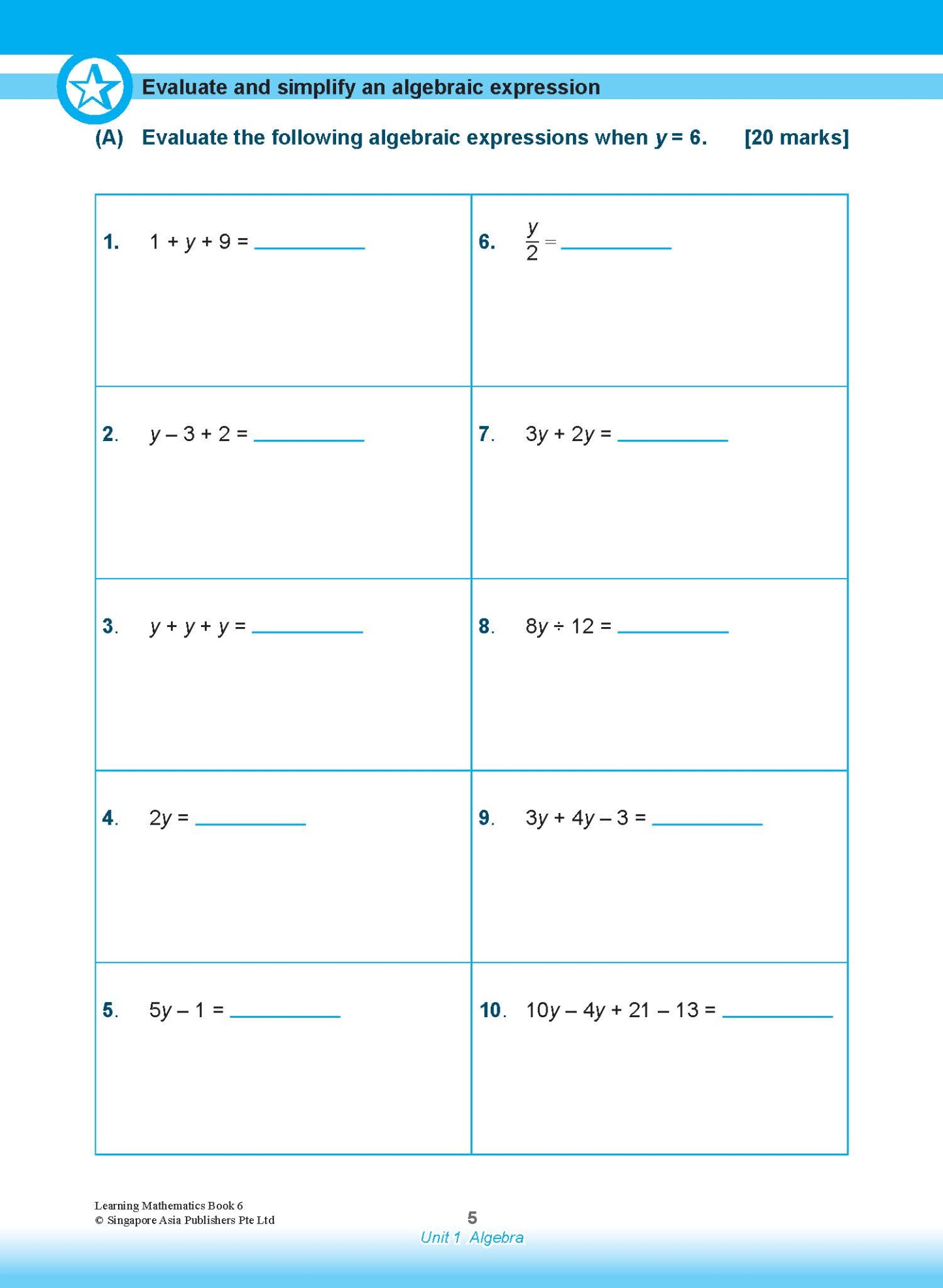 Learning Mathematics For Primary Levels 6 + Geniebook