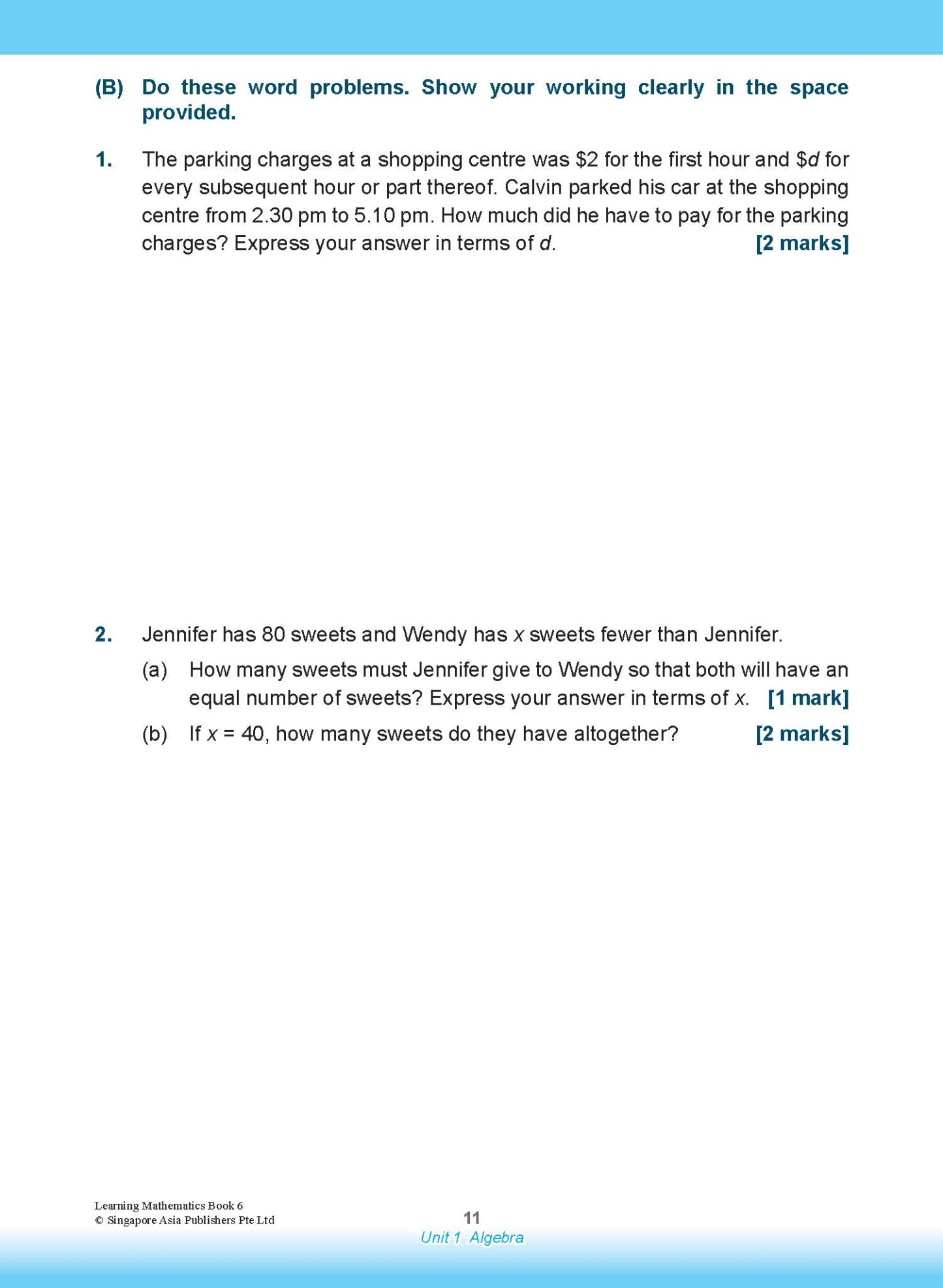 Learning Mathematics For Primary Levels 6 + Geniebook