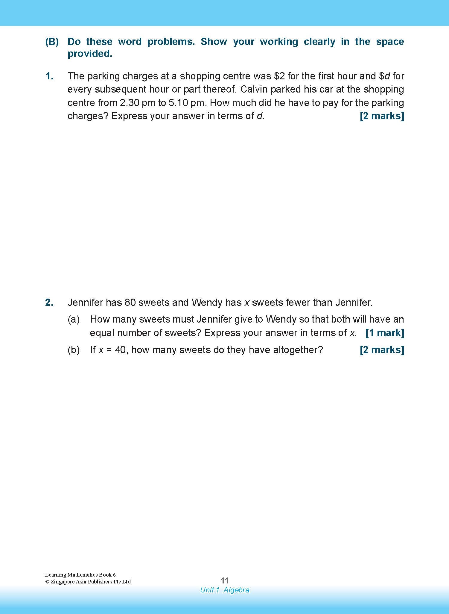 Learning Mathematics For Primary Levels 6 + Geniebook
