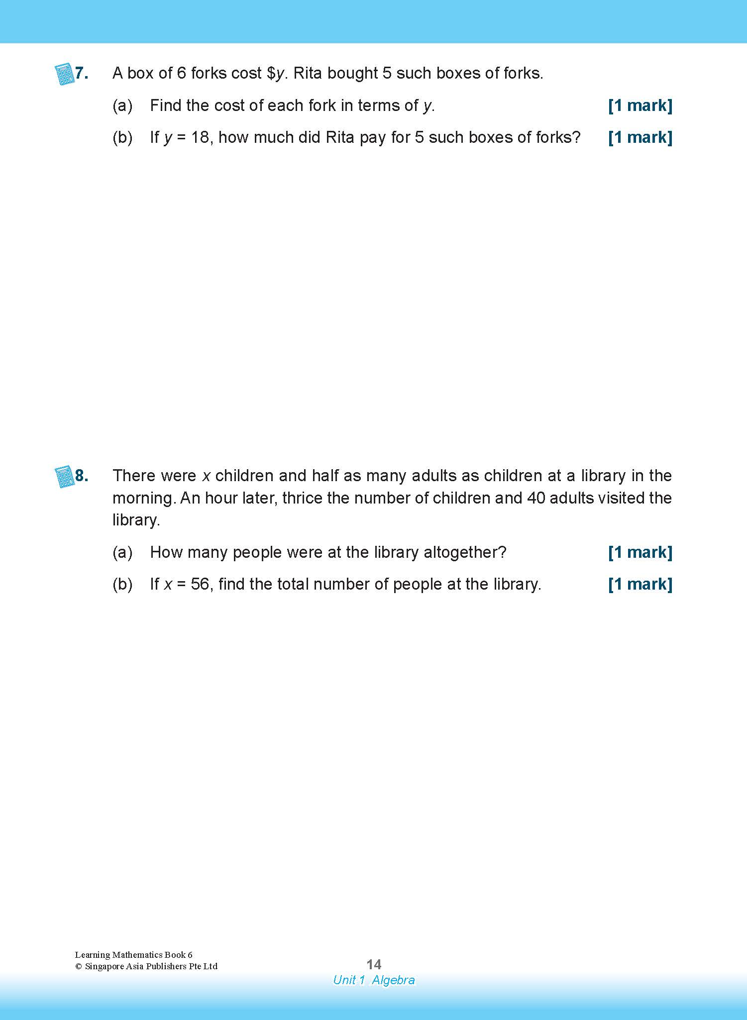 Learning Mathematics For Primary Levels 6 + Geniebook