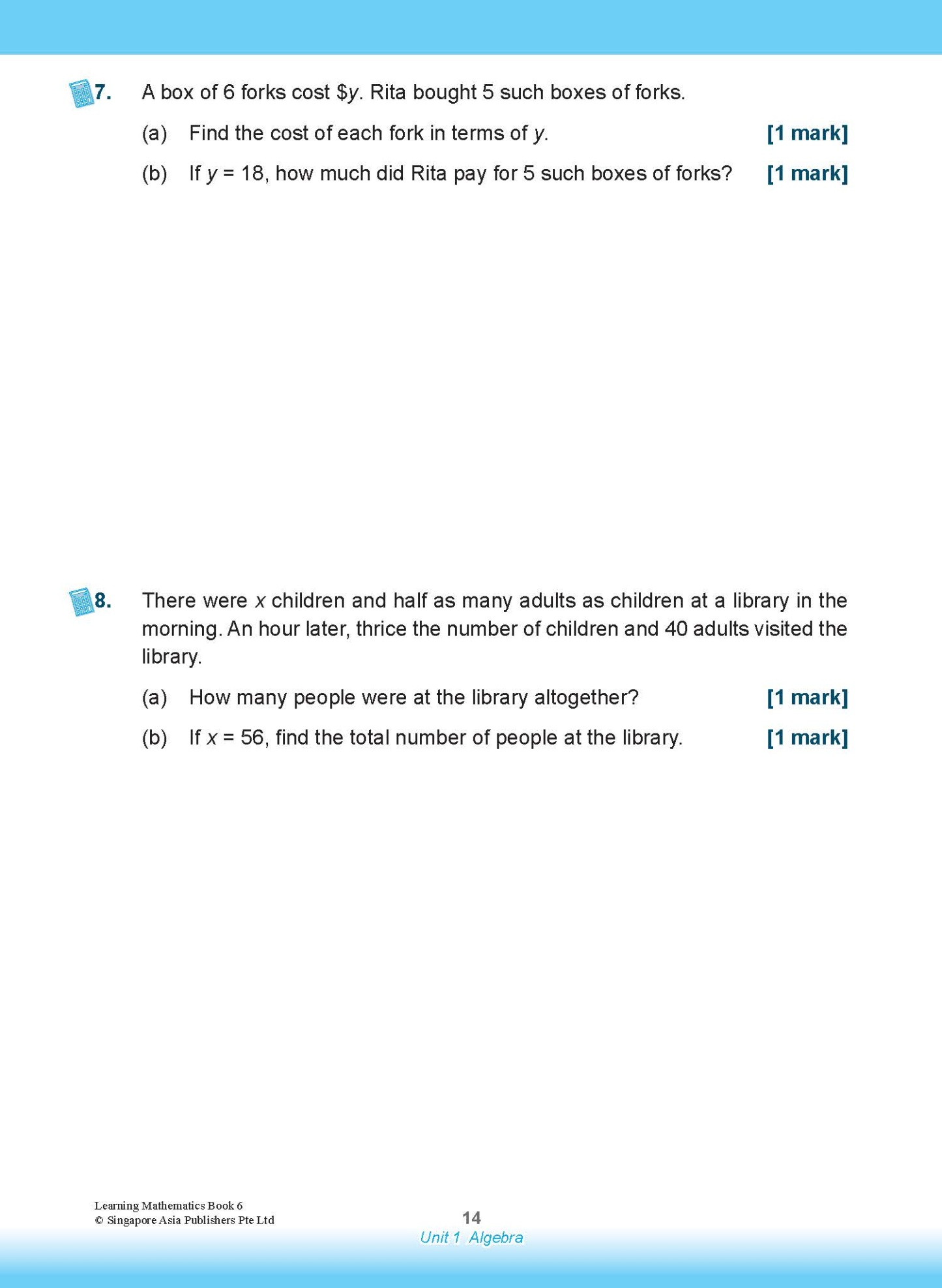 Learning Mathematics For Primary Levels 6 + Geniebook