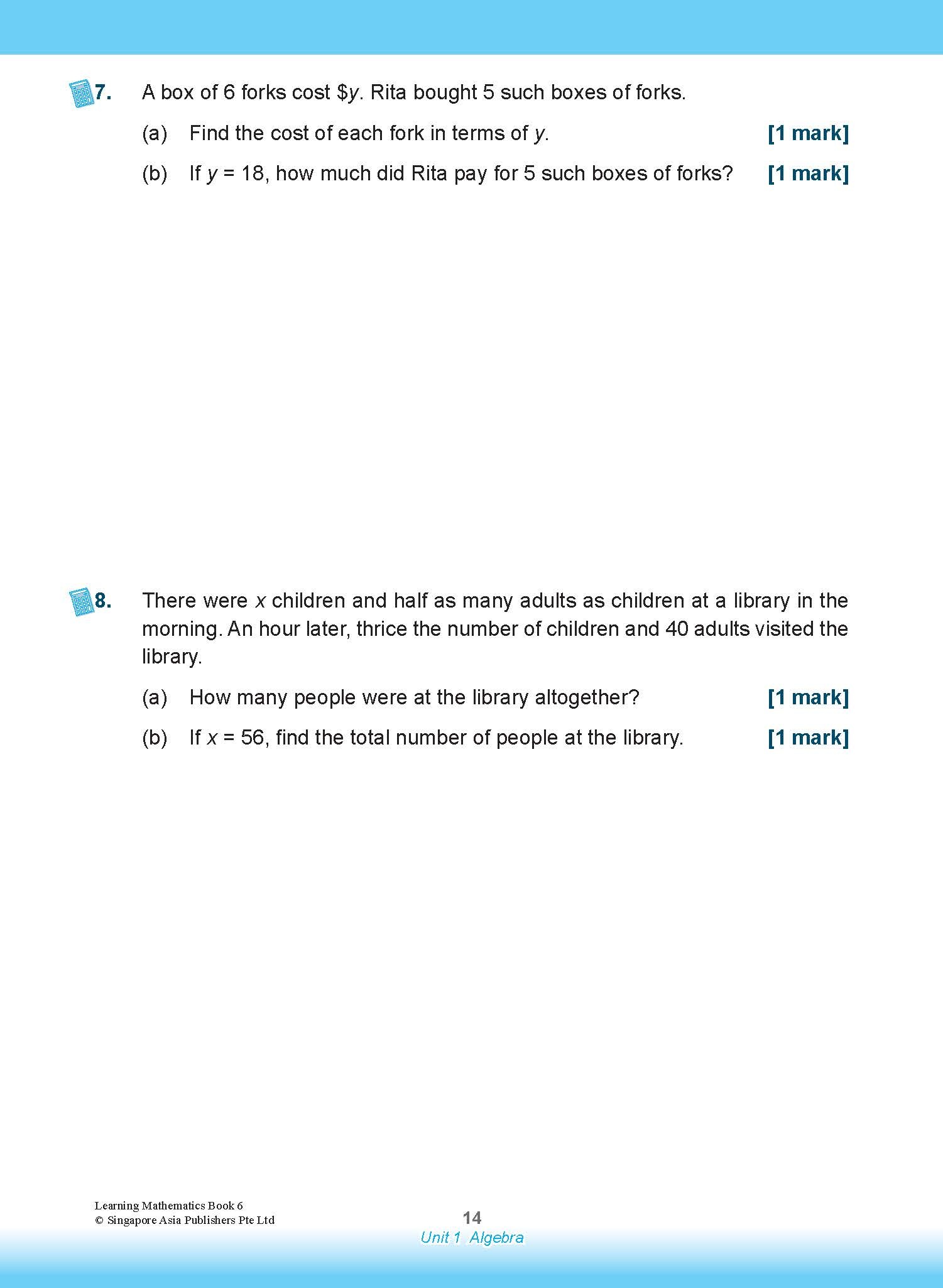 Learning Mathematics For Primary Levels 6 + Geniebook