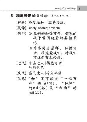 中学高级华文必考成语 (Handbook of Examinable Idioms for Secondary Levels Higher Chinese)