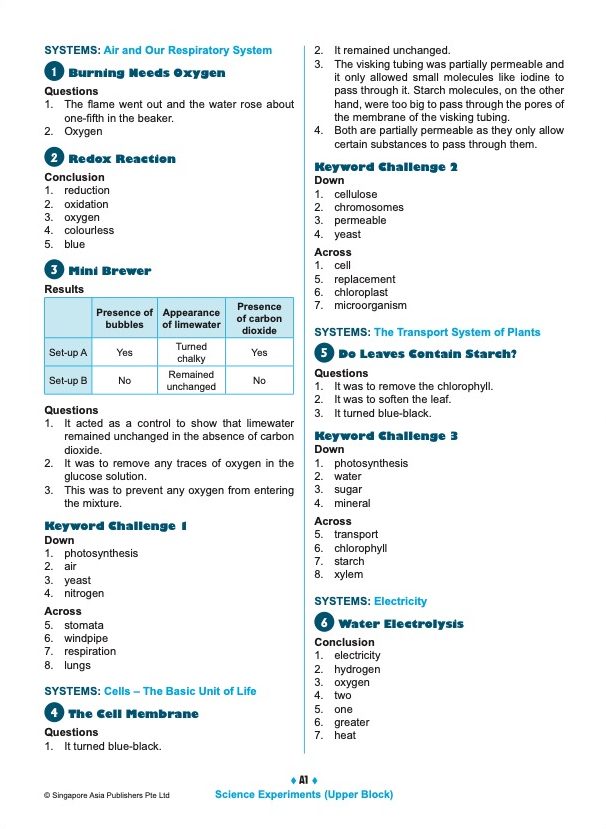 SCIENCE EXPERIMENTS INVESTIGATE . OBSERVE . EVALUATE Upper Block 5/6