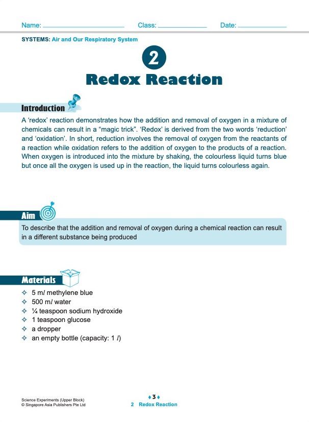 SCIENCE EXPERIMENTS INVESTIGATE . OBSERVE . EVALUATE Upper Block 5/6