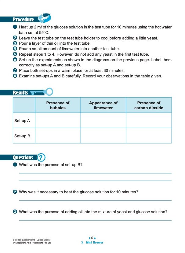 SCIENCE EXPERIMENTS INVESTIGATE . OBSERVE . EVALUATE Upper Block 5/6