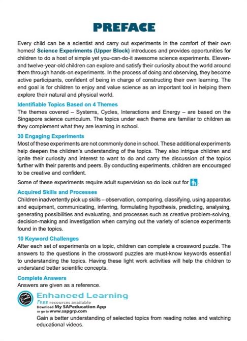 SCIENCE EXPERIMENTS INVESTIGATE . OBSERVE . EVALUATE Upper Block 5/6