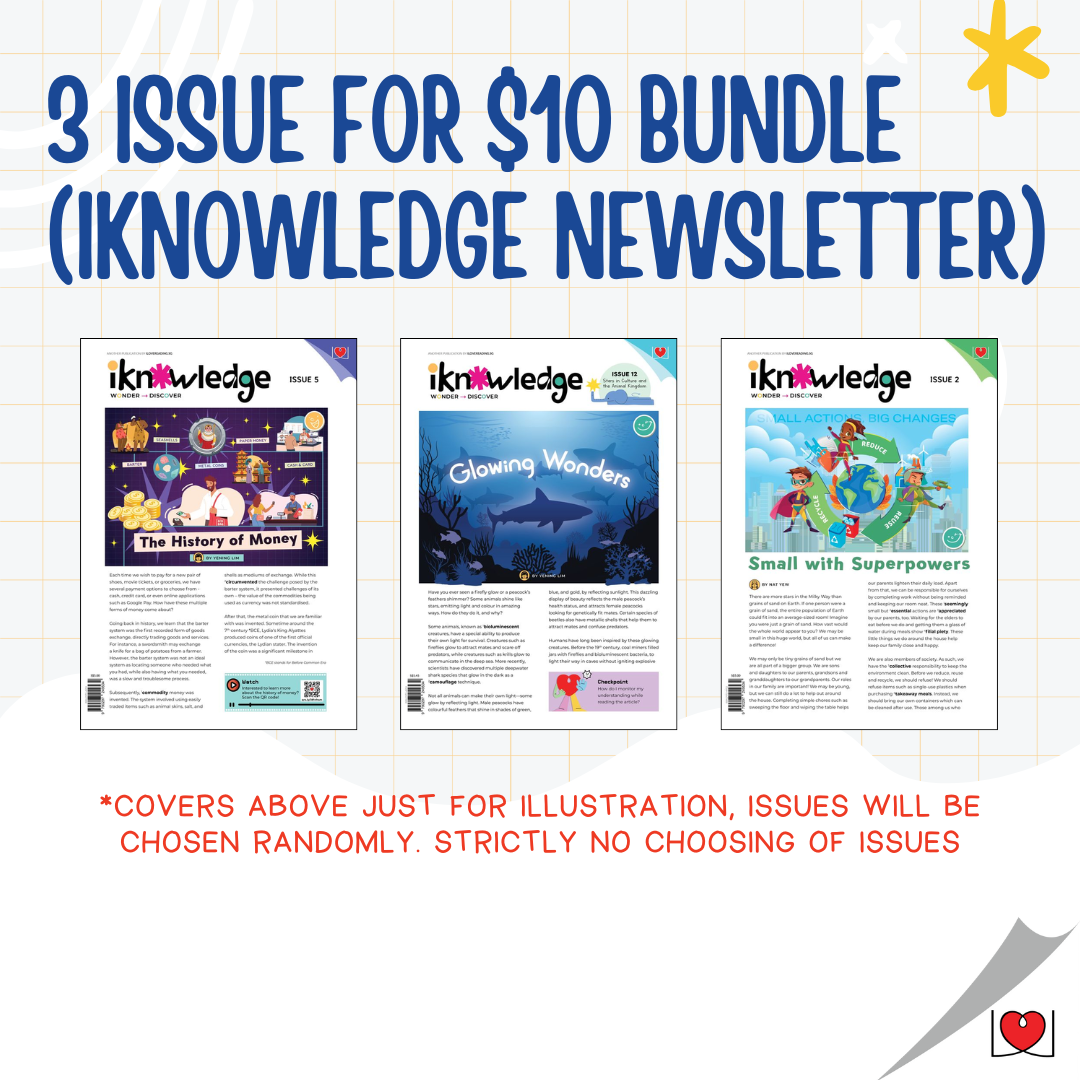 [National Day Special Bundle Sale] iKnowledge Newsletter (for 8+ y/o) - 3 Random Issues