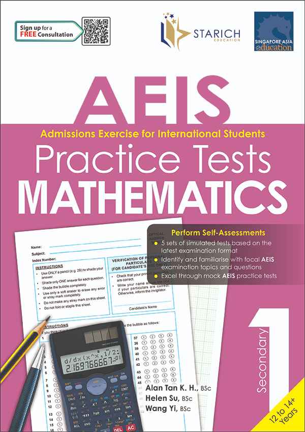 AEIS Practice Tests MATHEMATICS – Secondary 1 (12 to 14+ Years)