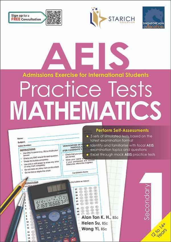 AEIS Practice Tests MATHEMATICS – Secondary 1 (12 to 14+ Years)