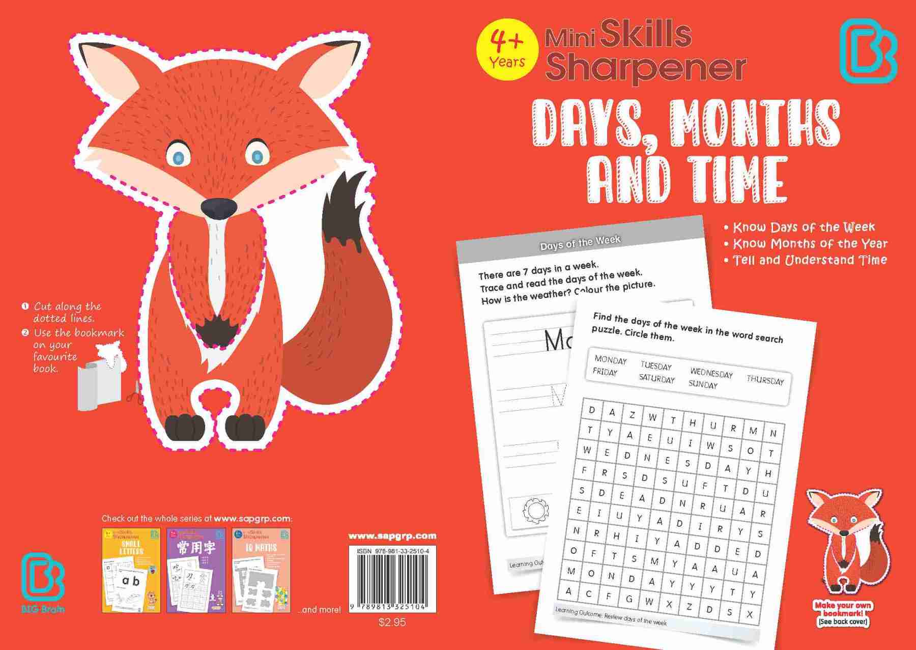 Mini Skills Sharpener DAYS, MONTHS AND TIME (4+ Years)