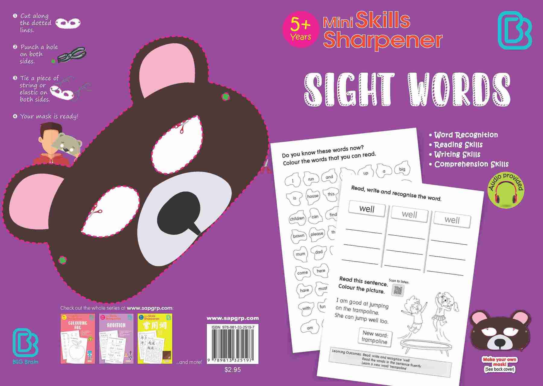 Mini Skills Sharpener SIGHT WORDS (5+ Years)