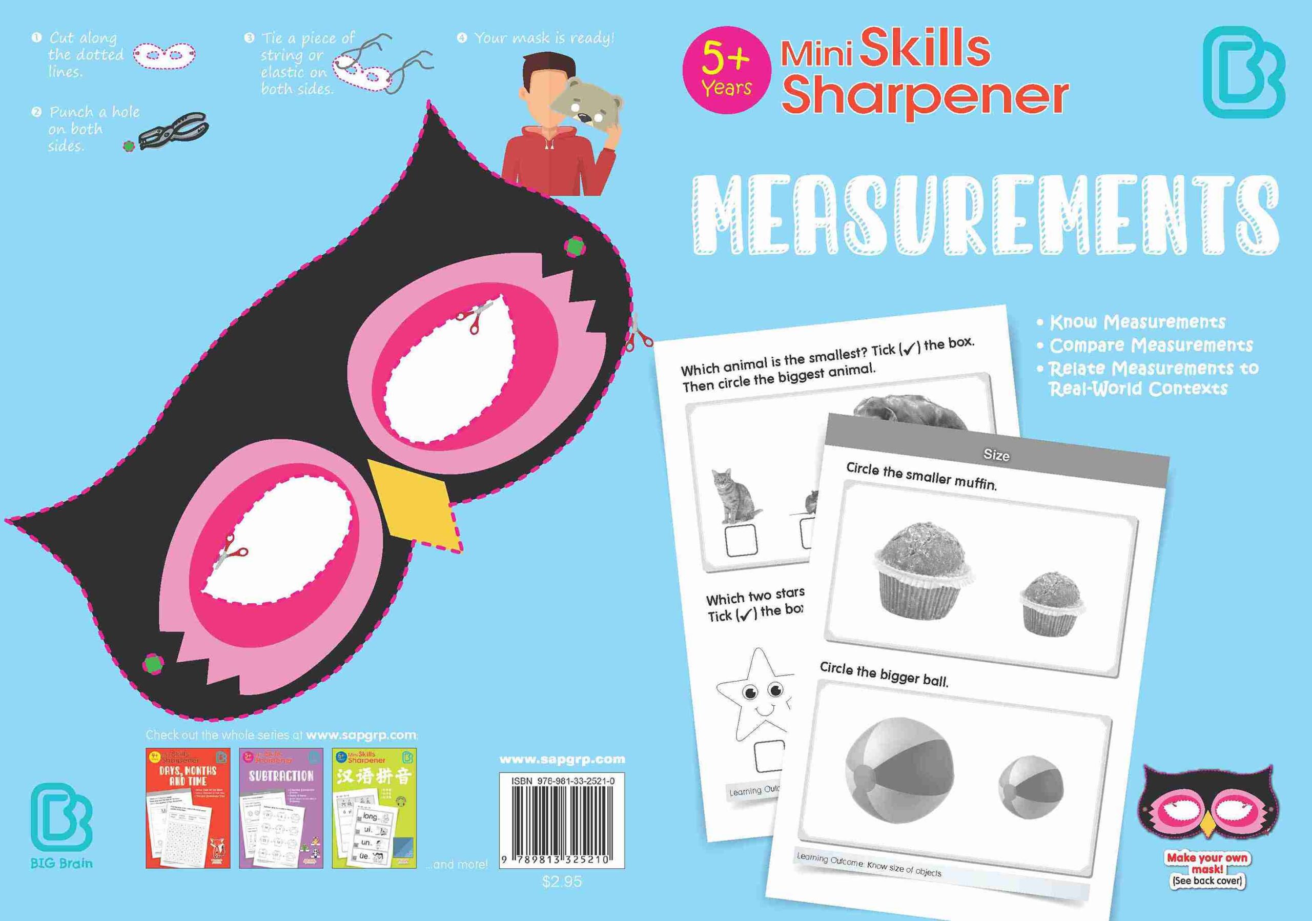 Mini Skills Sharpener MEASUREMENTS (5+ Years)