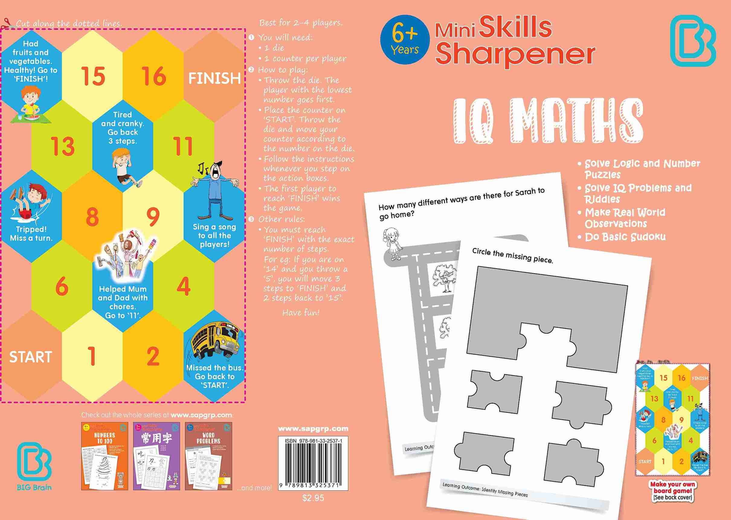 Mini Skills Sharpener IQ MATHS (6+ Years)