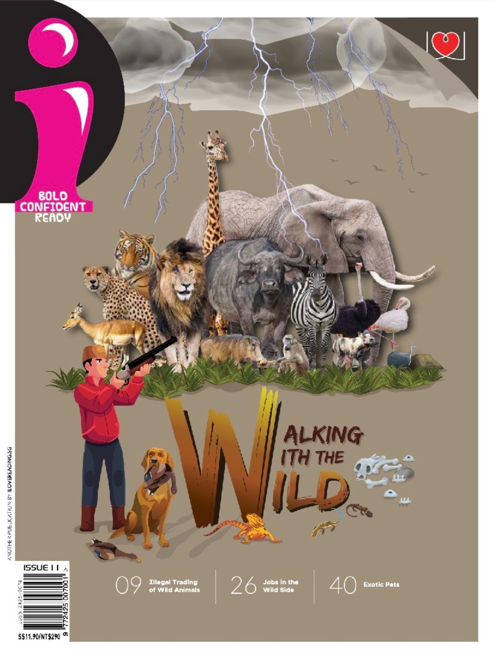 i Magazine Assorted Collection: 4 single issues (for 10+ y/o)