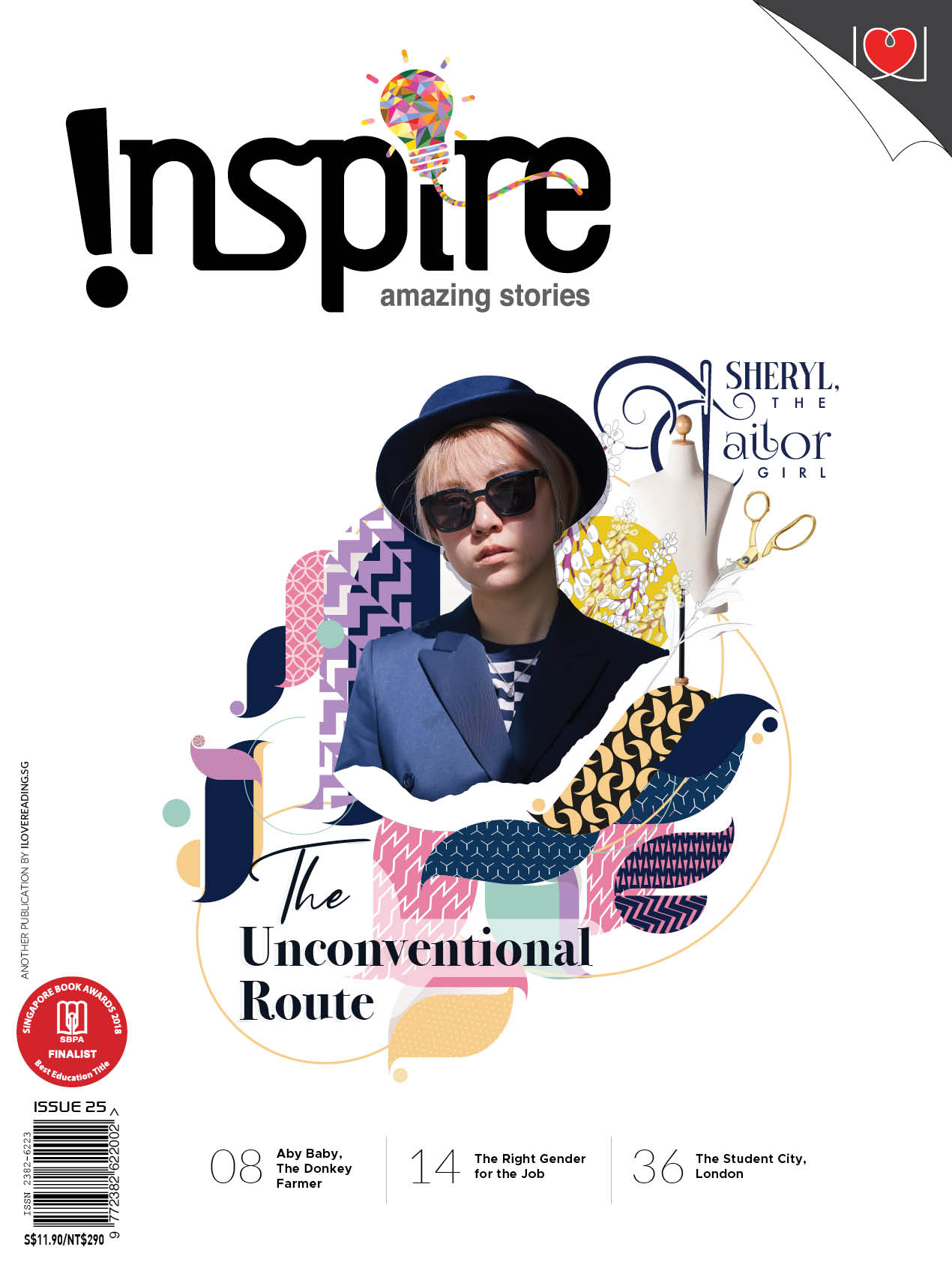 Inspire Magazine Assorted Collection [SET B]: 4 single issues (for 12+ y/o)