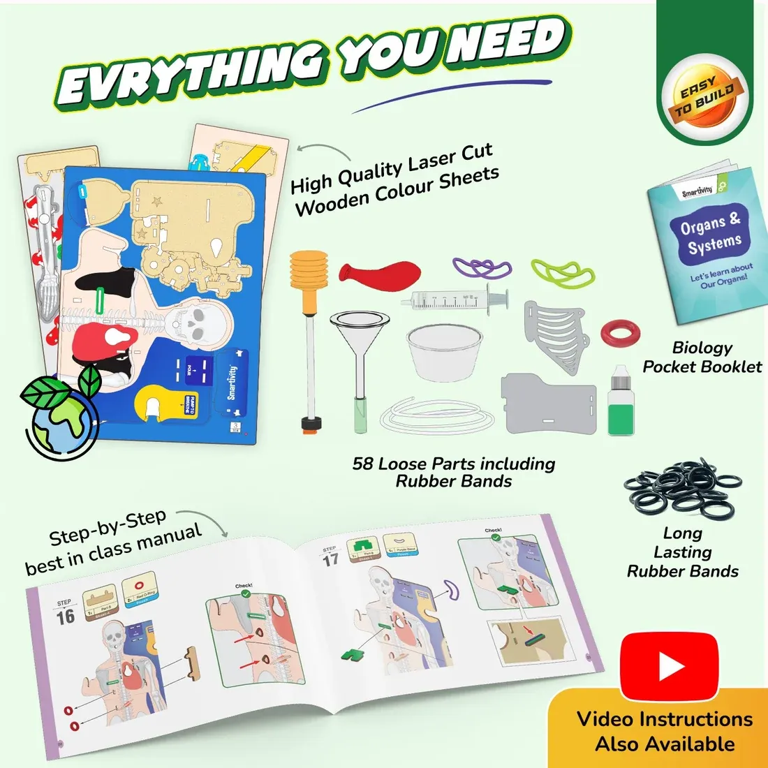 Interactive Human Body | 8 - 14 years | DIY STEM Construction Toy