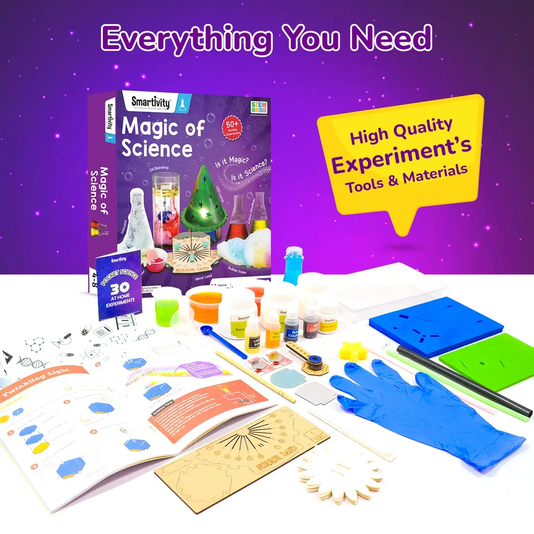 Magic of Science | DIY STEAM Activity Kit | 4 + Years