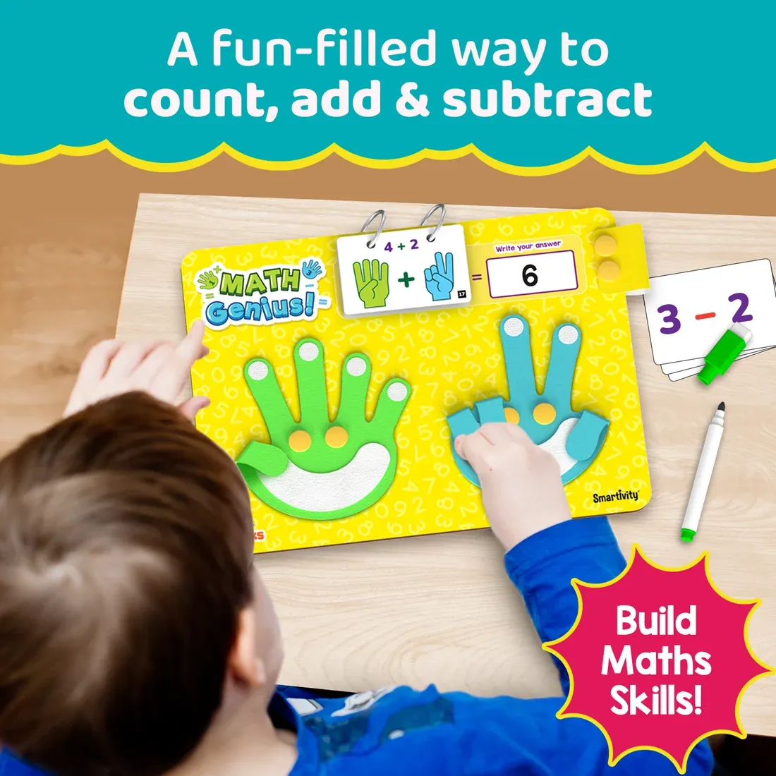 Math Genius | 3-8 years | DIY Activity Kit