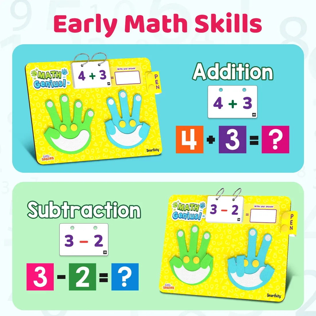 Math Genius | 3-8 years | DIY Activity Kit