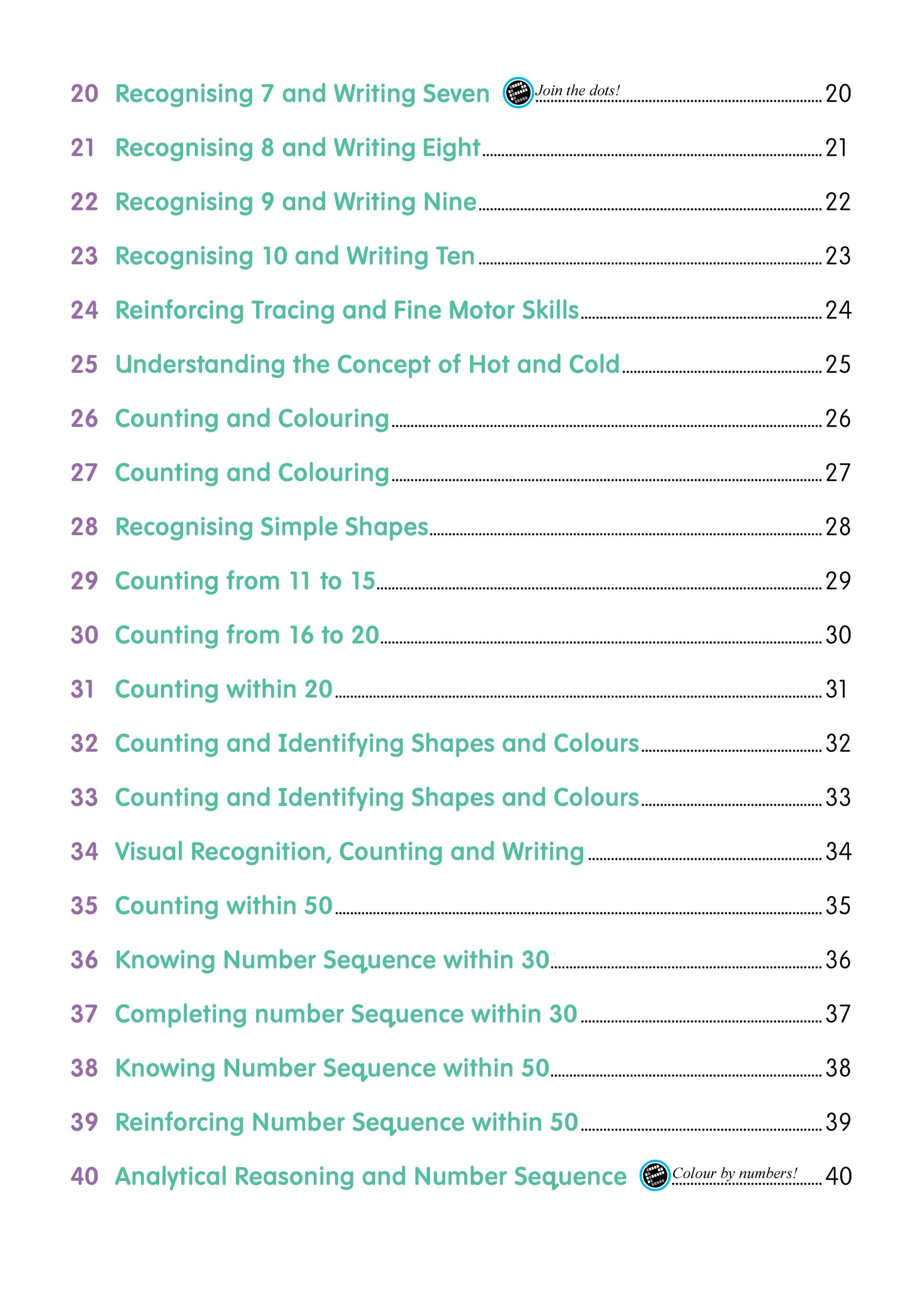 Maths Builder Kindergarten 1