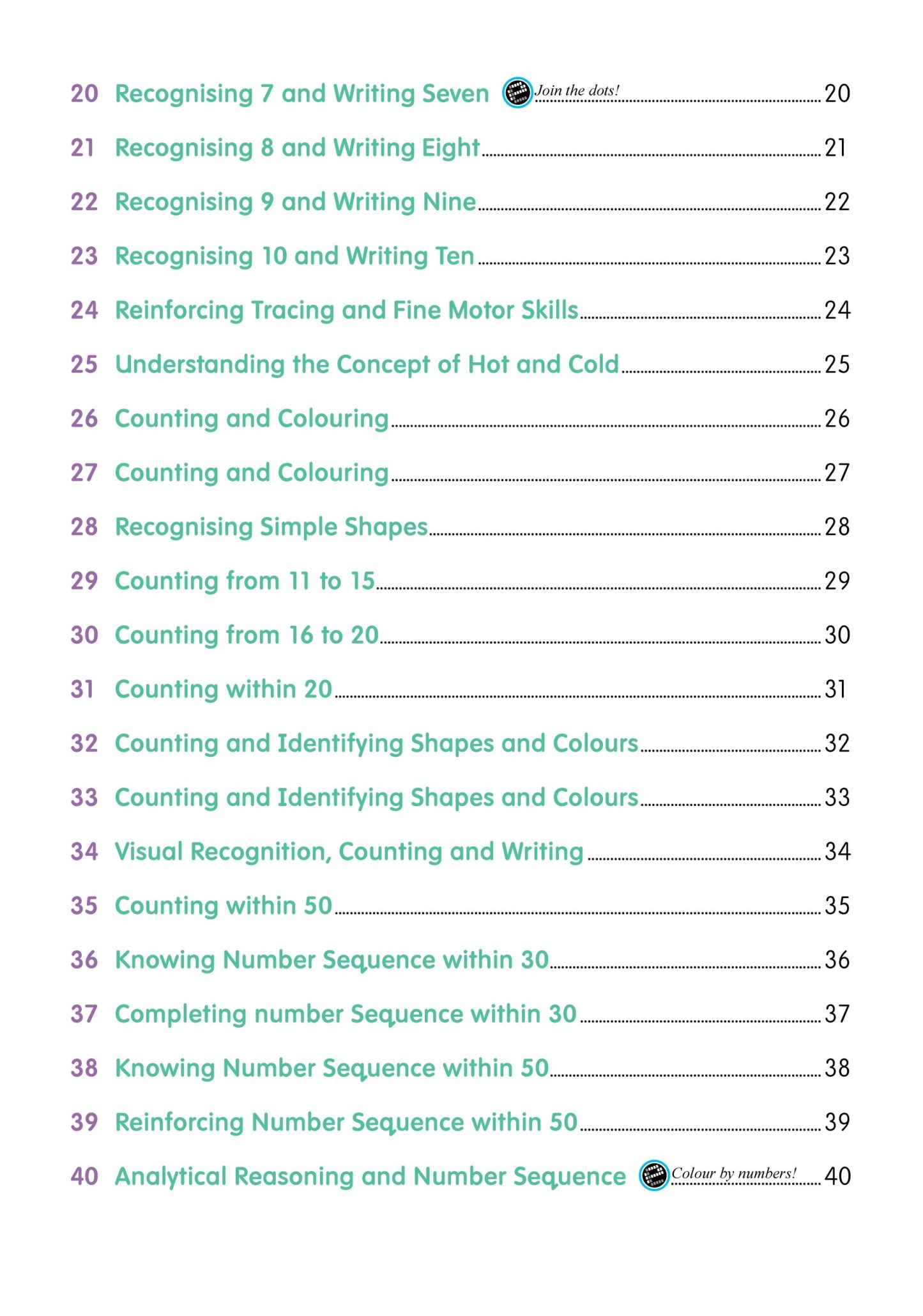 Maths Builder Kindergarten 1